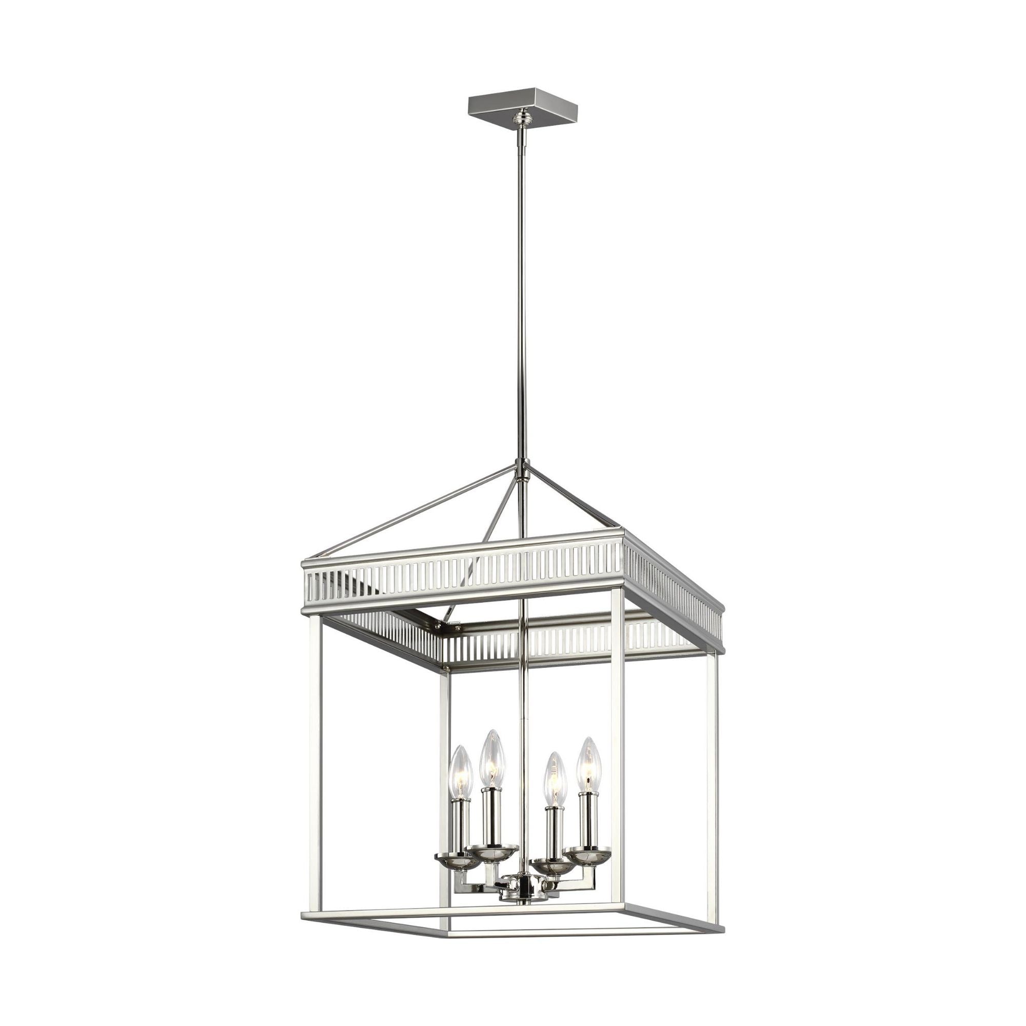 Sean Lavin Woodruff Small Lantern in Polished Nickel