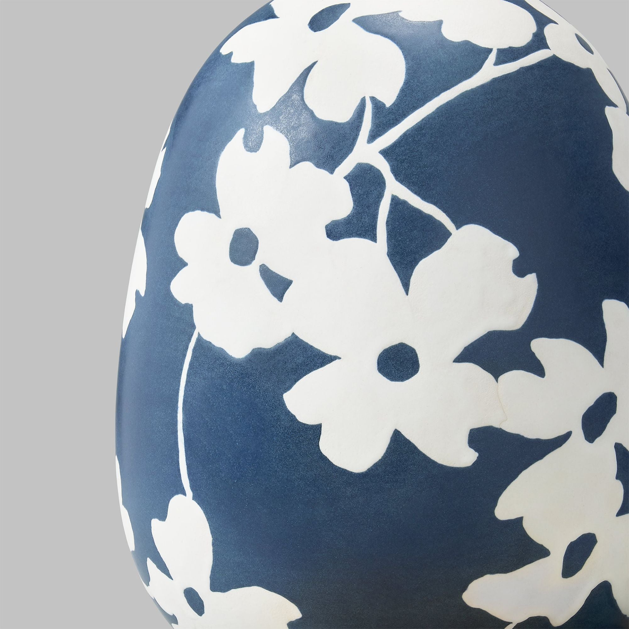 Hable Lila Table Lamp in Semi Matte Navy Blue