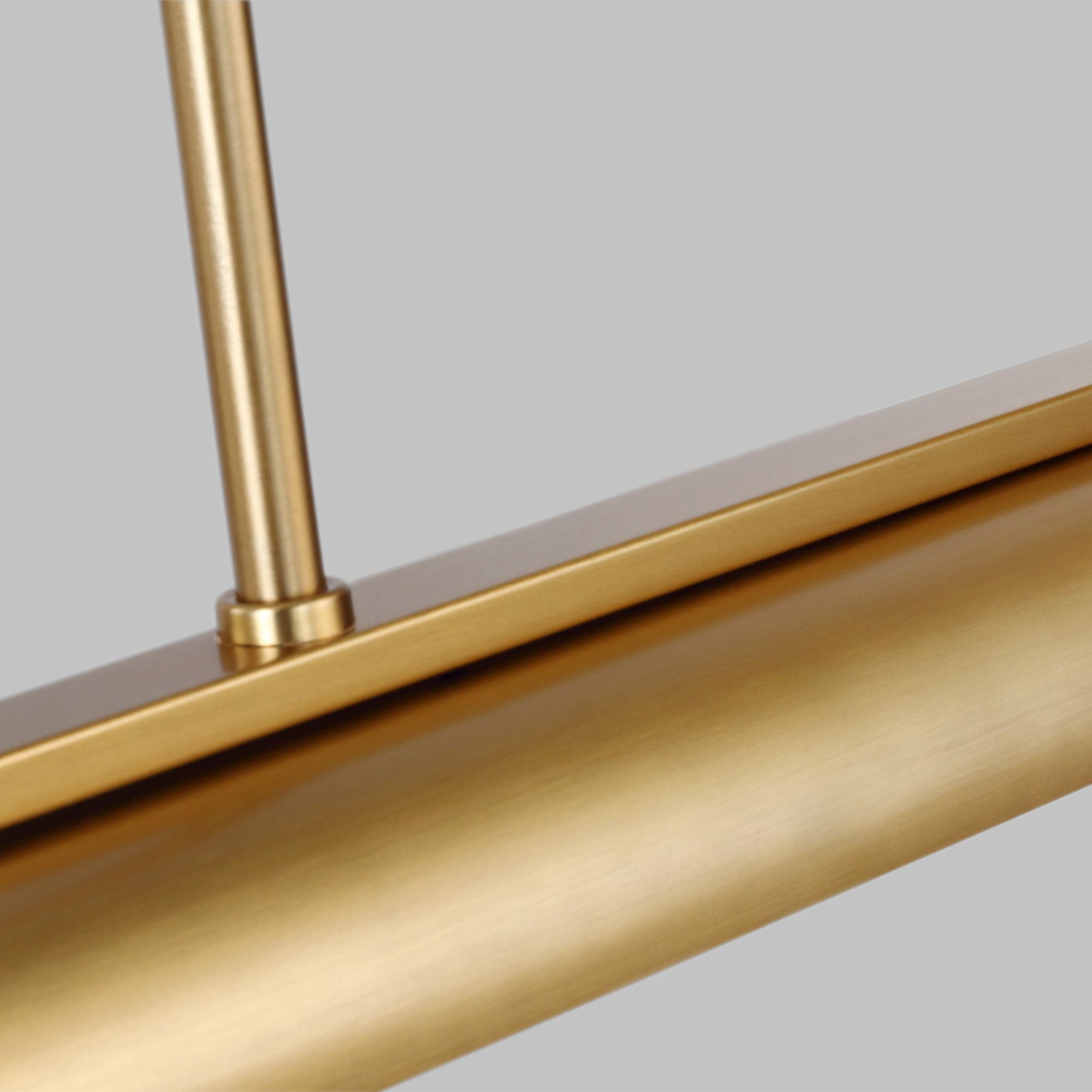 Kelly Wearstler Carson One Light Linear Chandelier in Burnished Brass