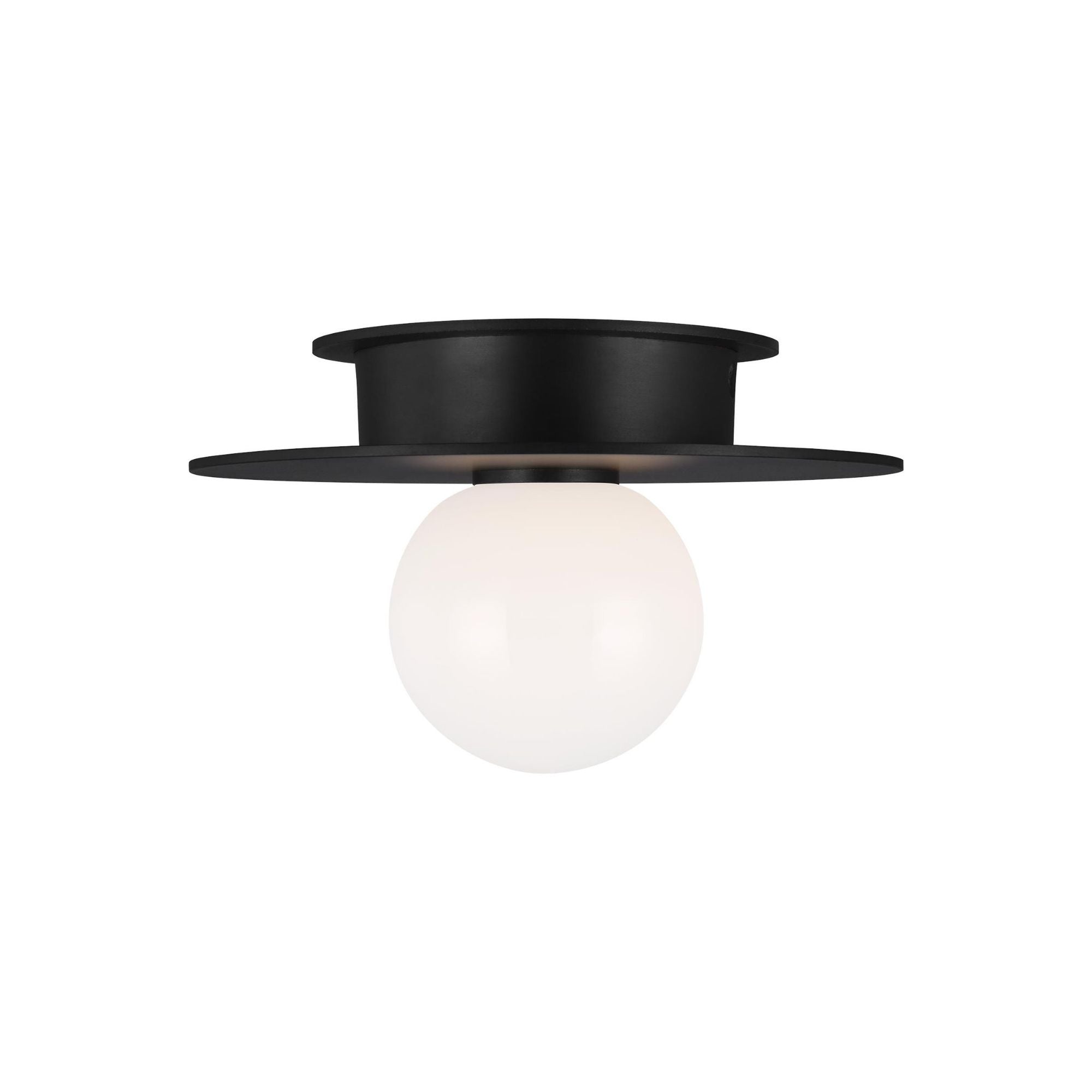 Kelly Wearstler Nodes Small Flush Mount in Midnight Black