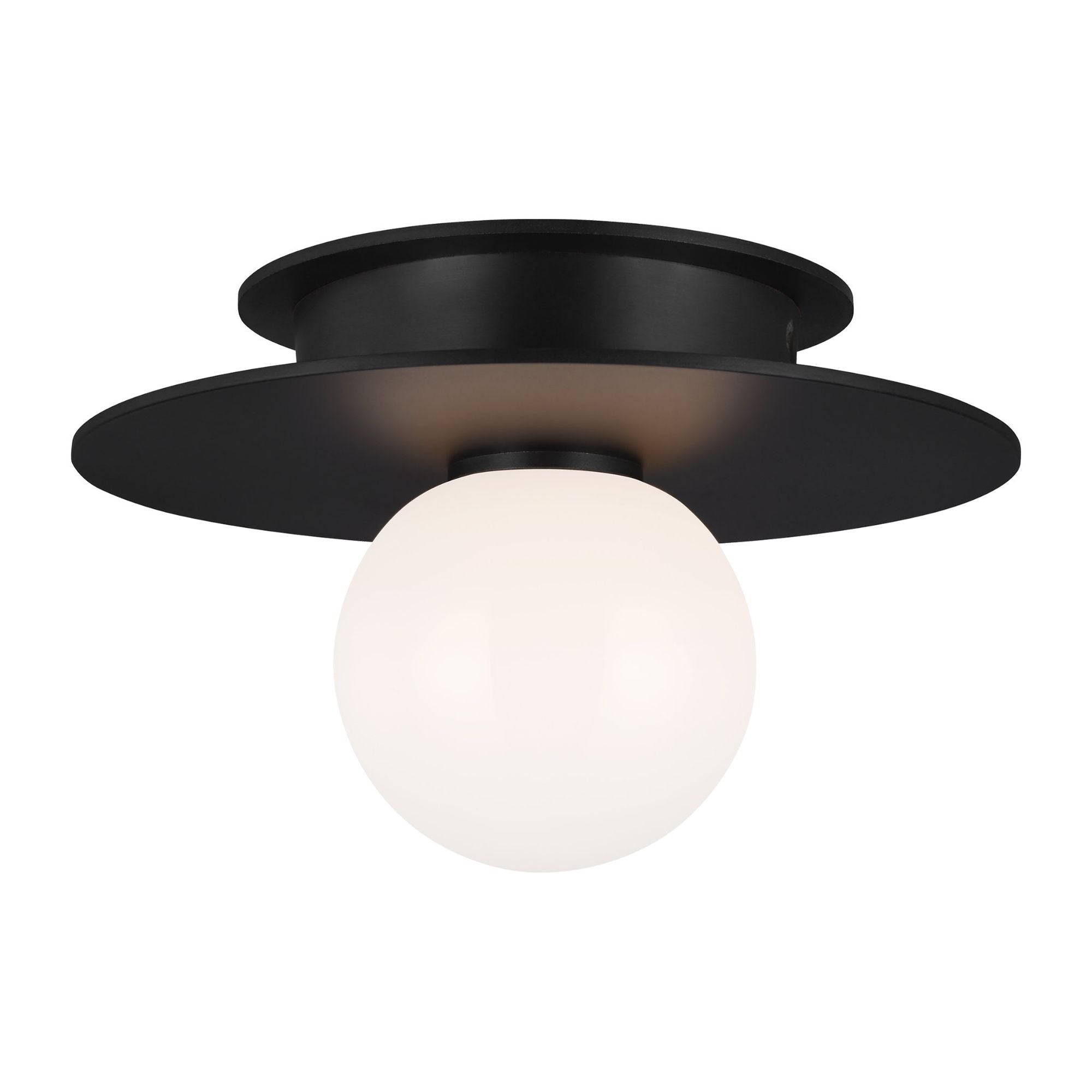 Kelly Wearstler Nodes Small Flush Mount in Midnight Black
