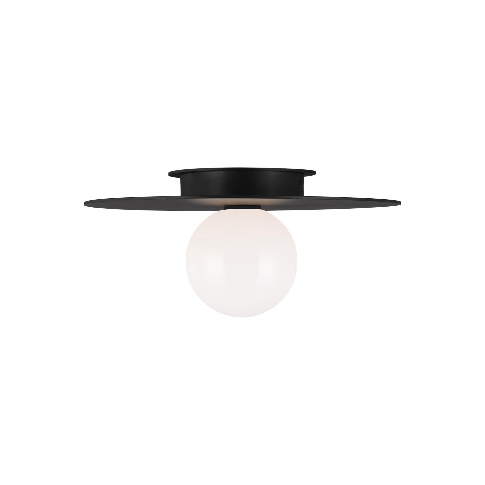Kelly Wearstler Nodes Medium Flush Mount in Midnight Black