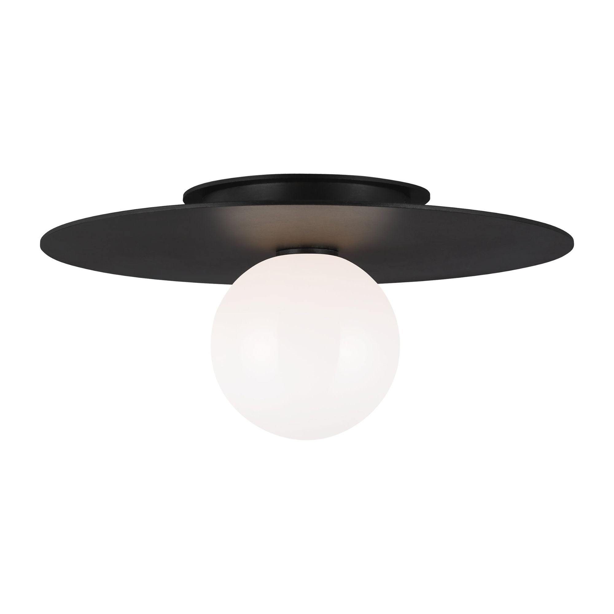Kelly Wearstler Nodes Medium Flush Mount in Midnight Black