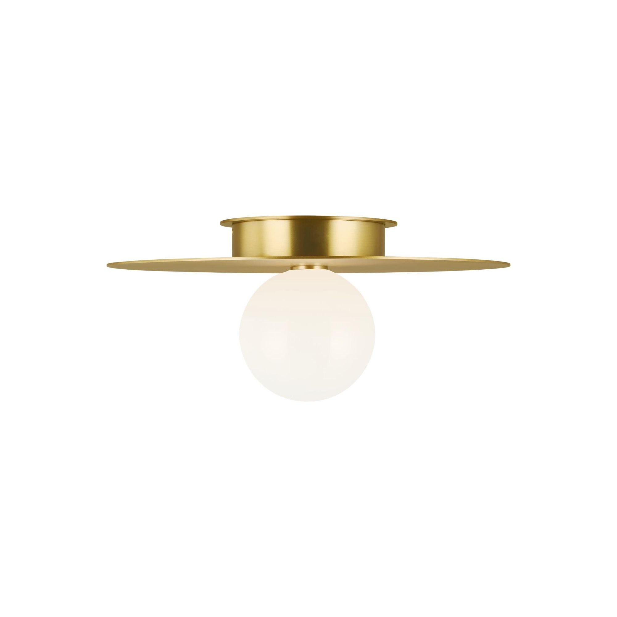 Kelly Wearstler Nodes Large Flush Mount in Burnished Brass