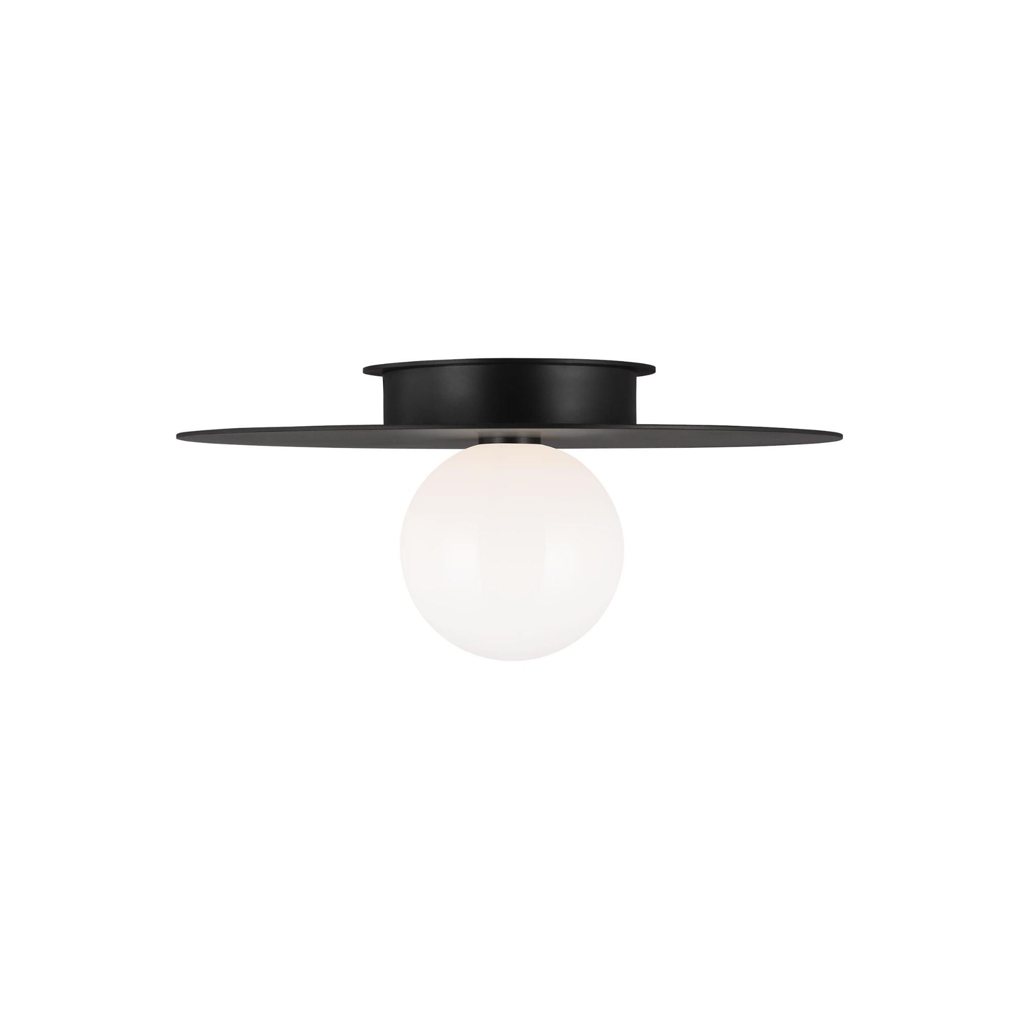 Kelly Wearstler Nodes Large Flush Mount in Midnight Black