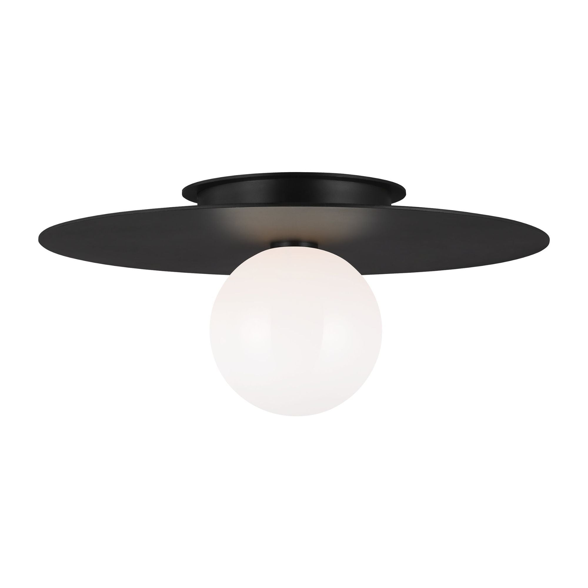 Kelly Wearstler Nodes Large Flush Mount in Midnight Black