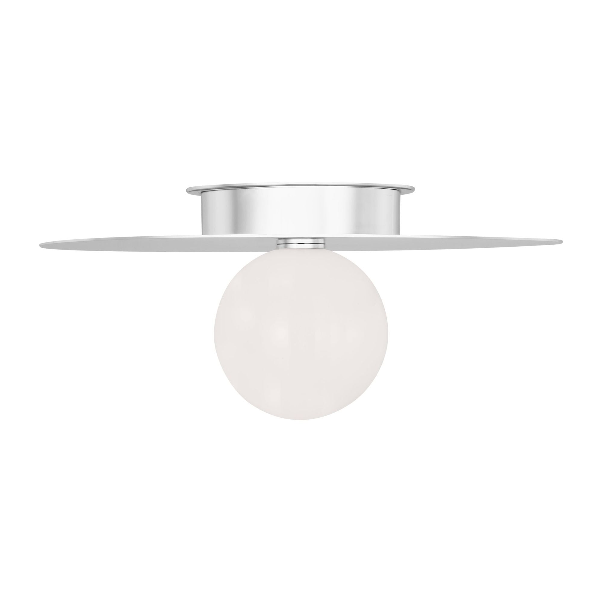 Kelly Wearstler Nodes Large Flush Mount in Polished Nickel