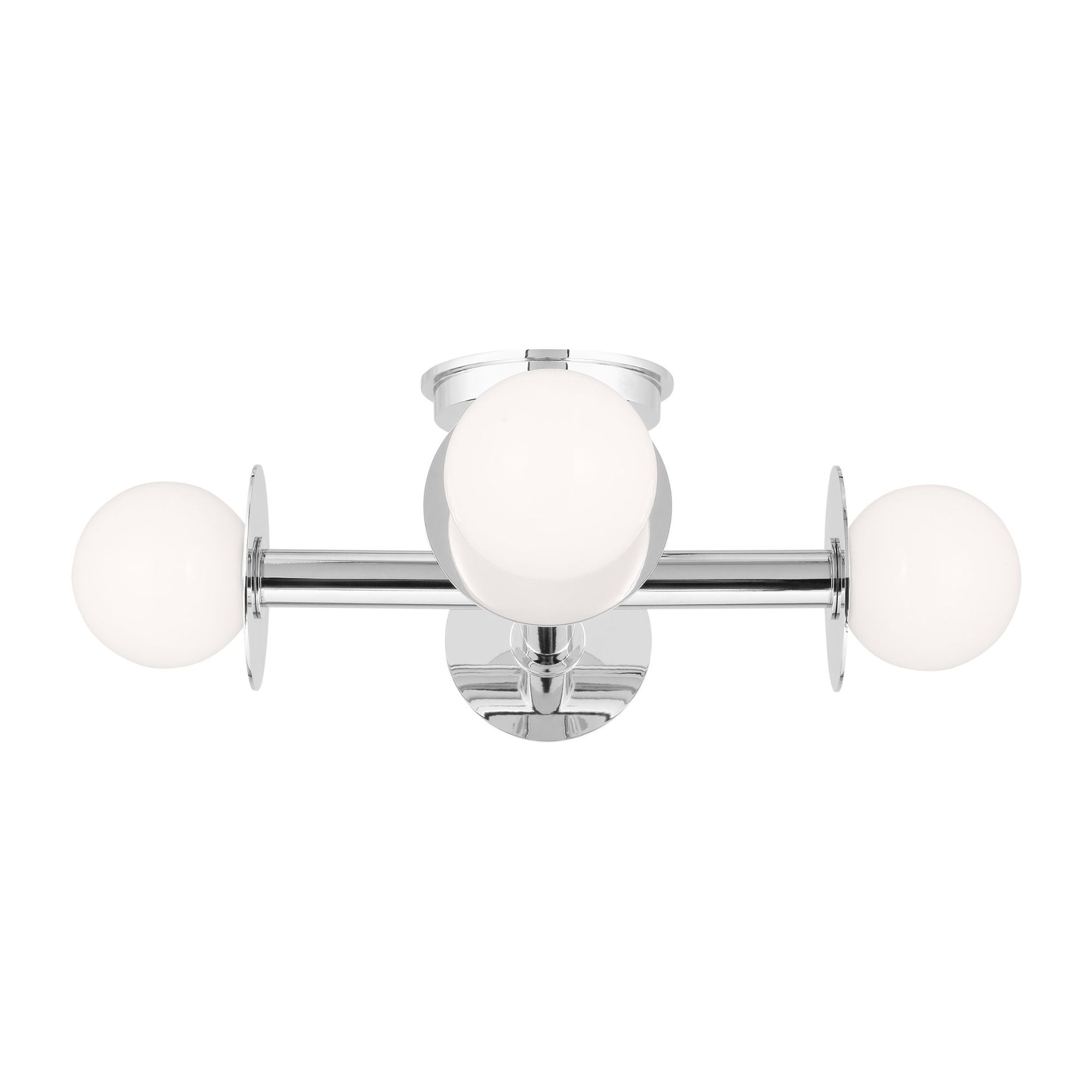 Kelly Wearstler Nodes Semi-Flush Mount in Polished Nickel