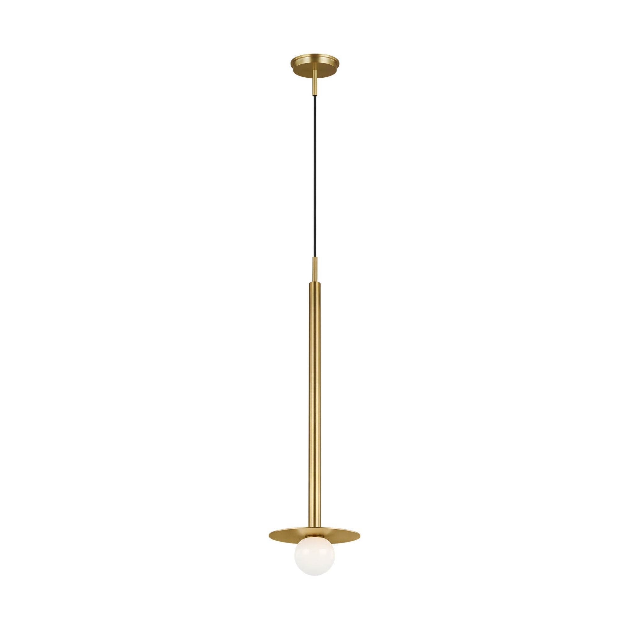 Kelly Wearstler Nodes Tall Pendant in Burnished Brass