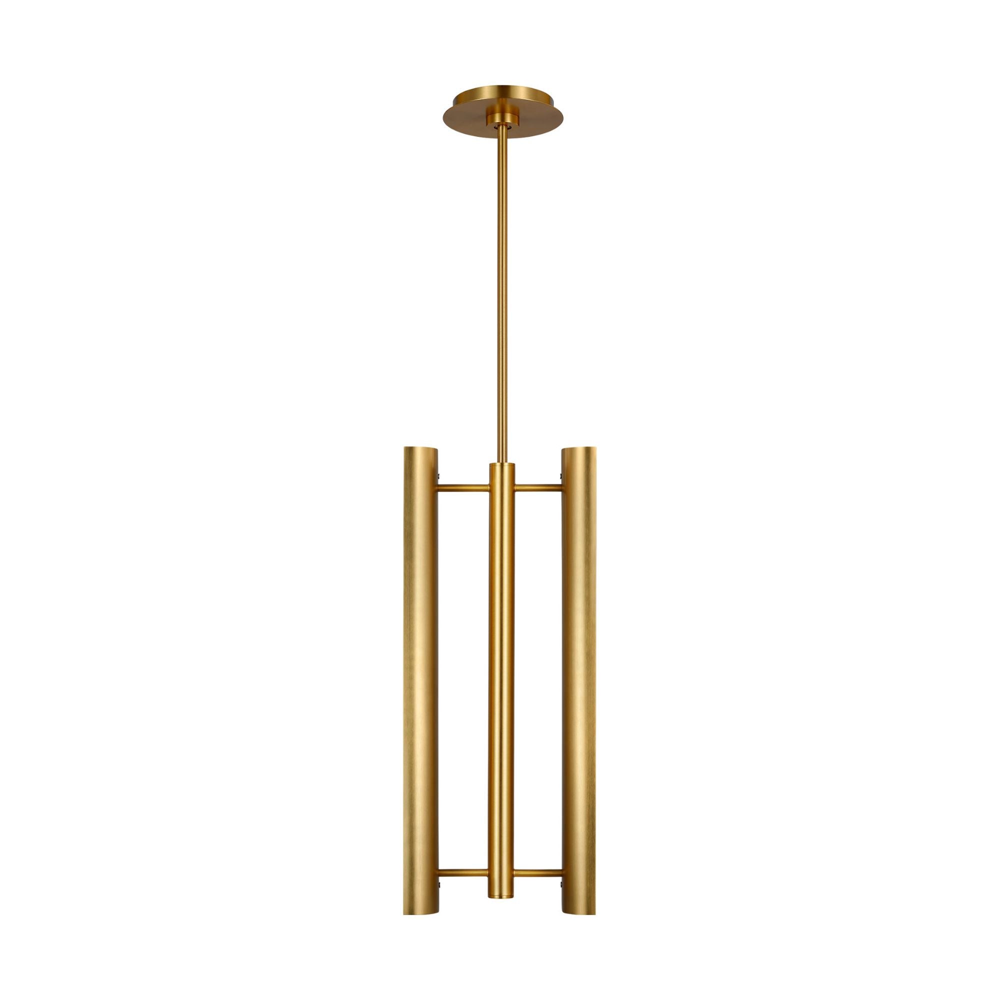 Kelly Wearstler Carson Two Light Pendant in Burnished Brass