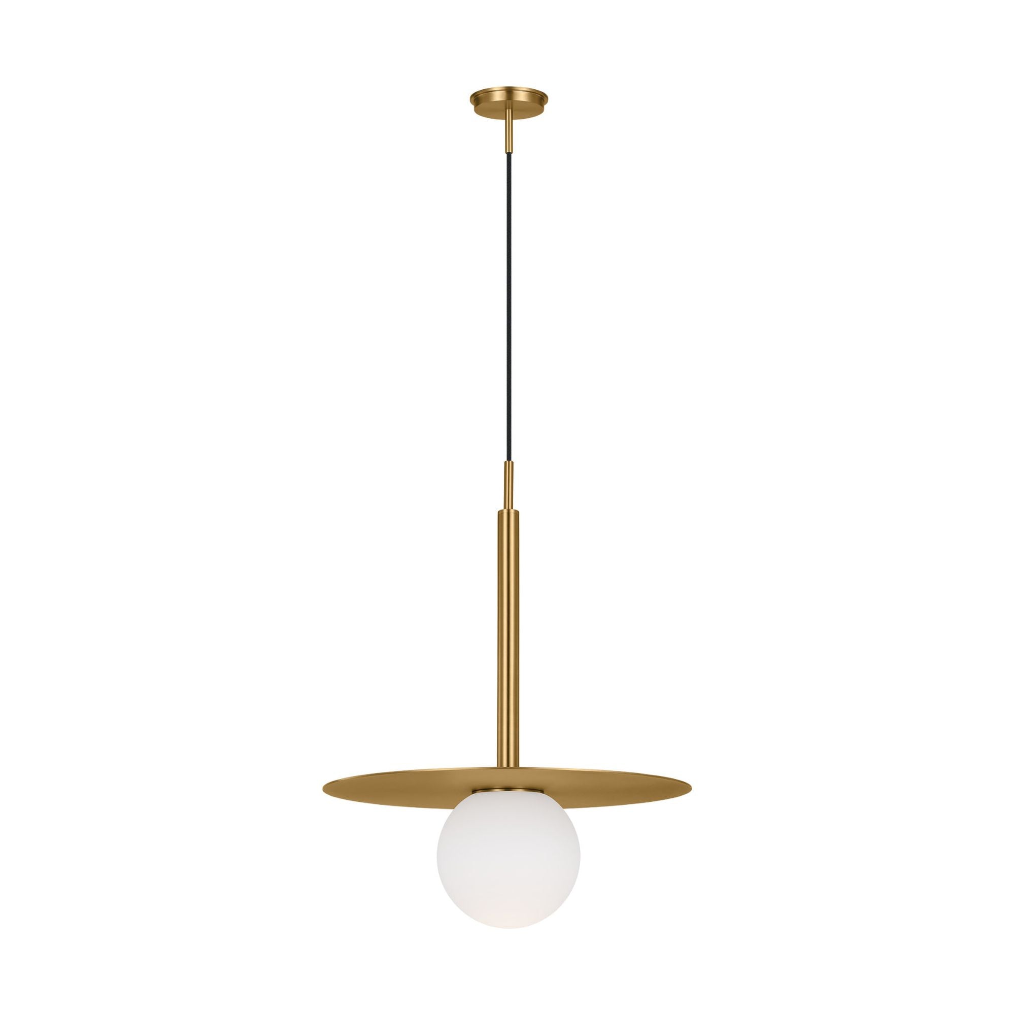 Kelly Wearstler Nodes Large Pendant in Burnished Brass
