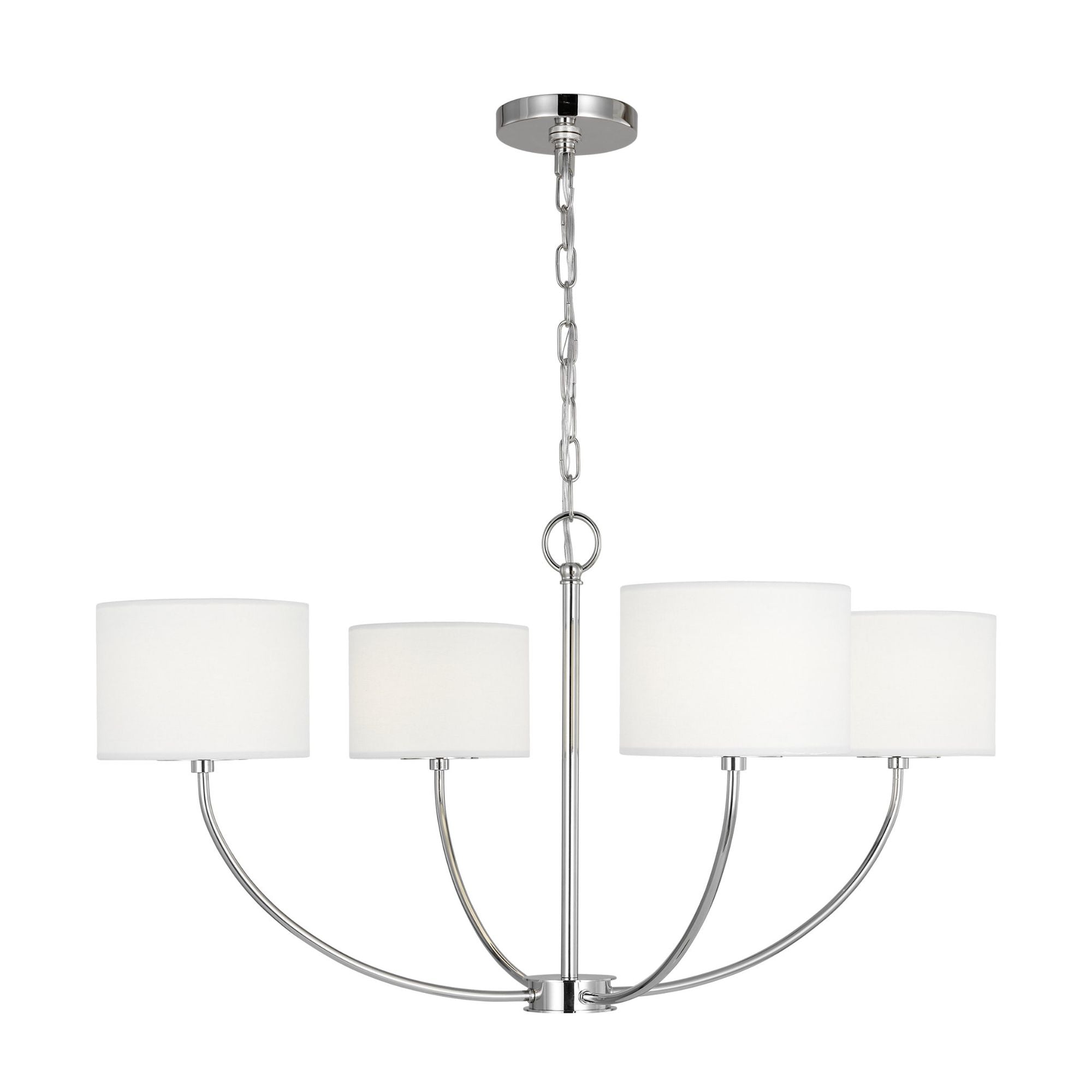 kate spade new york Sawyer Small Chandelier in Polished Nickel