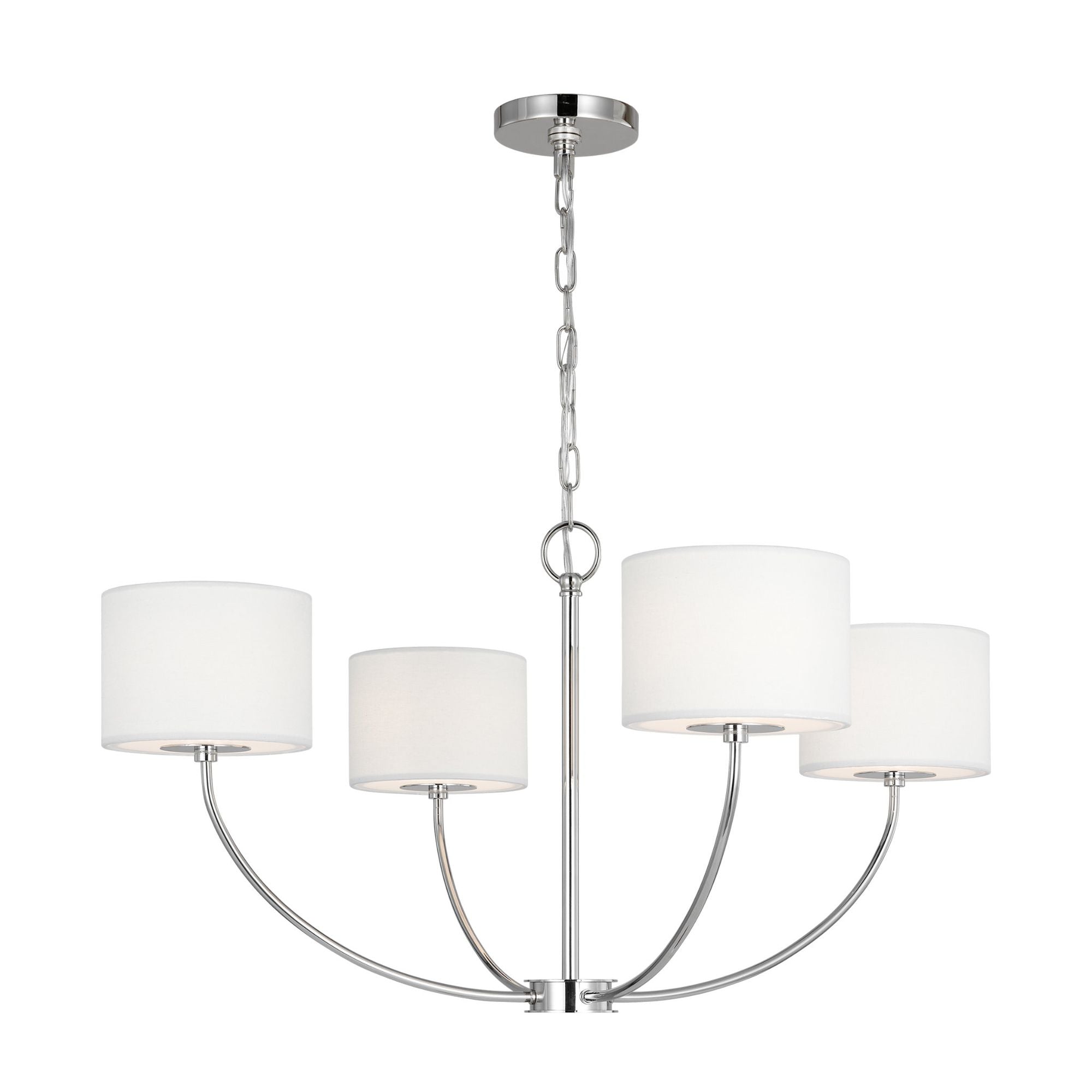 kate spade new york Sawyer Small Chandelier in Polished Nickel