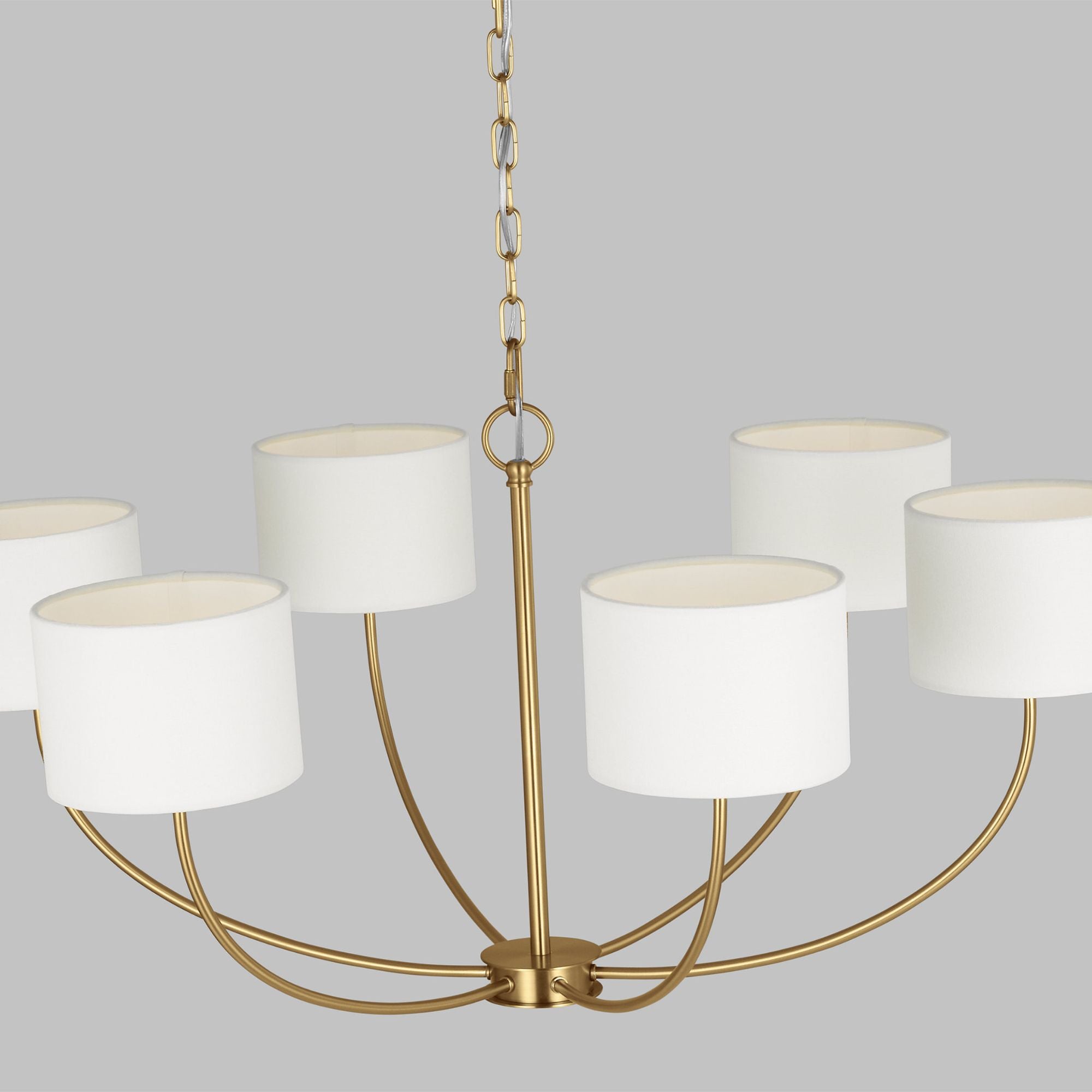 kate spade new york Sawyer Medium Chandelier in Burnished Brass