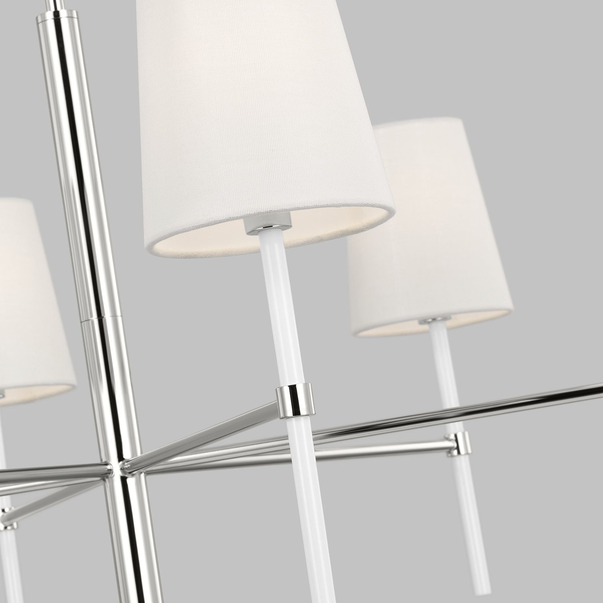 kate spade new york Monroe Medium Chandelier in Polished Nickel