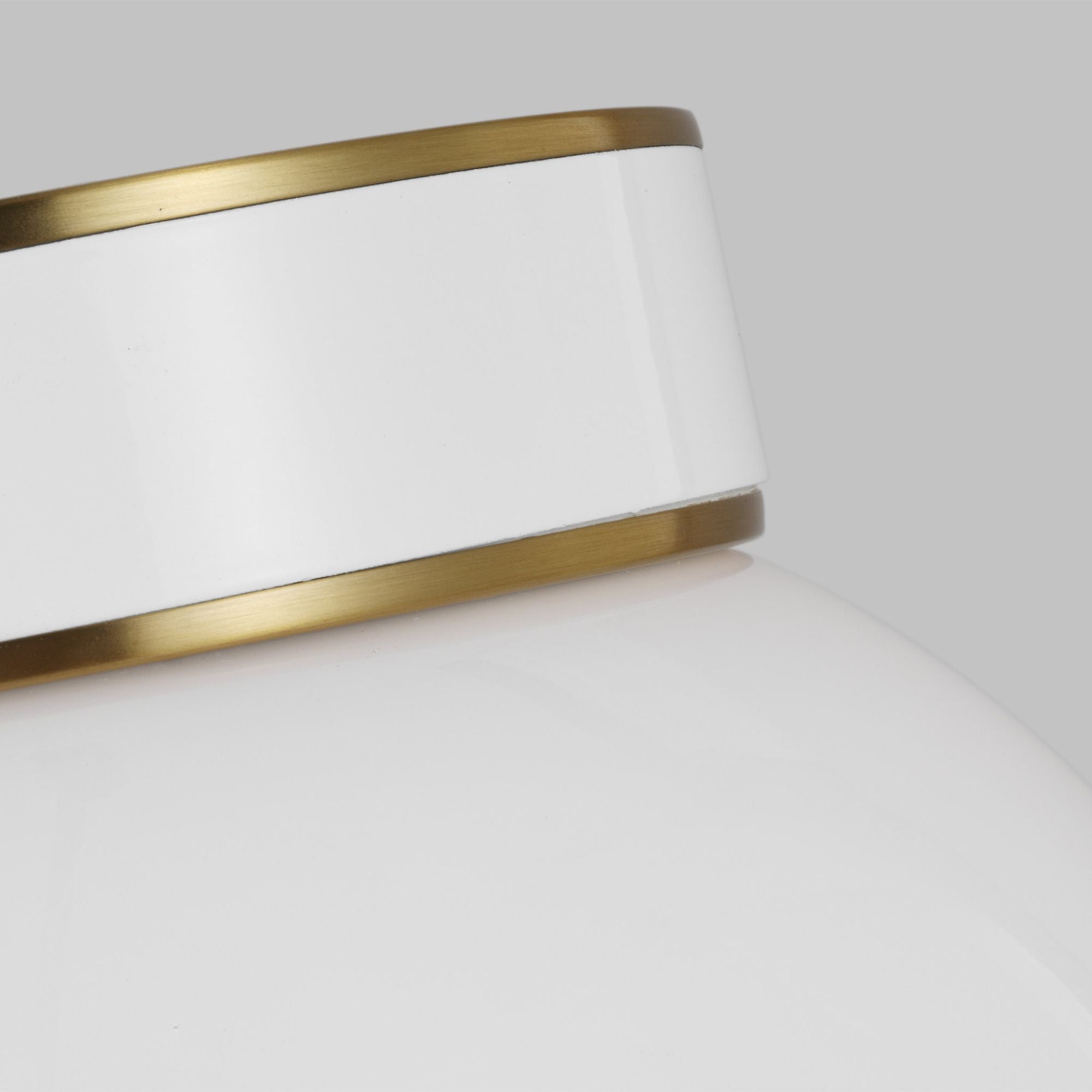 kate spade new york Monroe Small Flush Mount in Burnished Brass