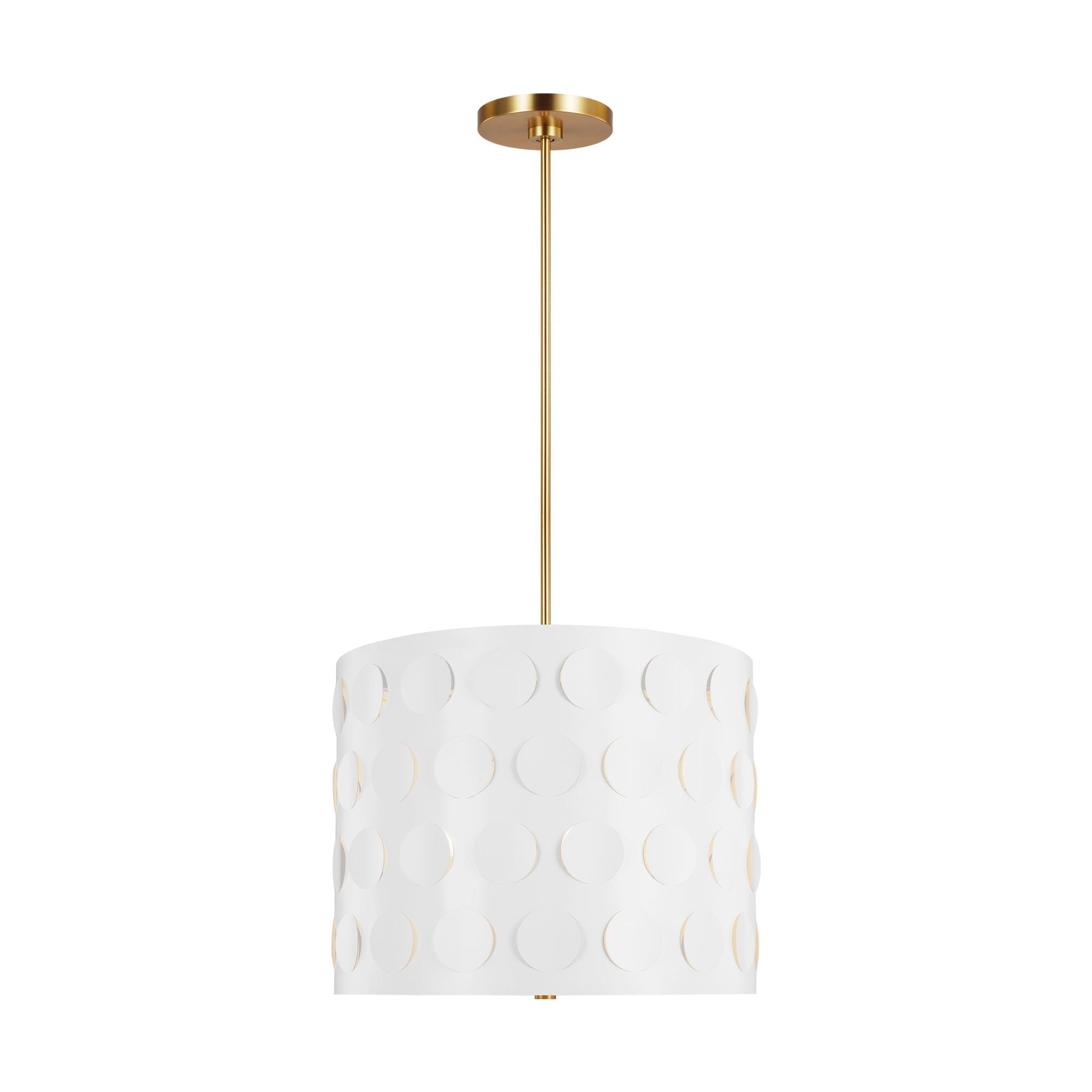 kate spade new york Dottie Large Pendant in Burnished Brass