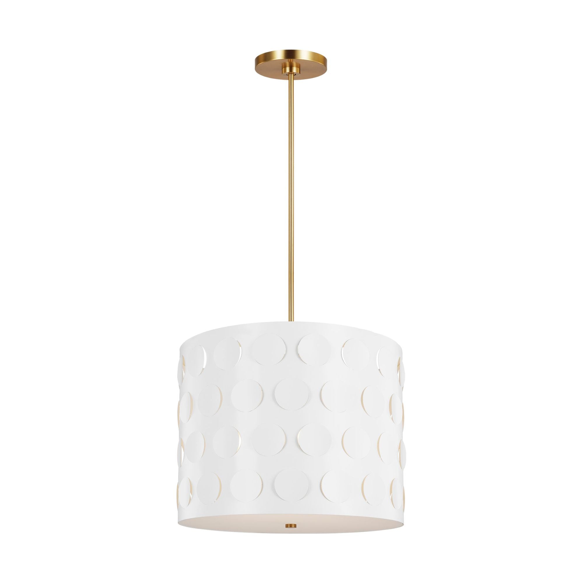 kate spade new york Dottie Large Pendant in Burnished Brass