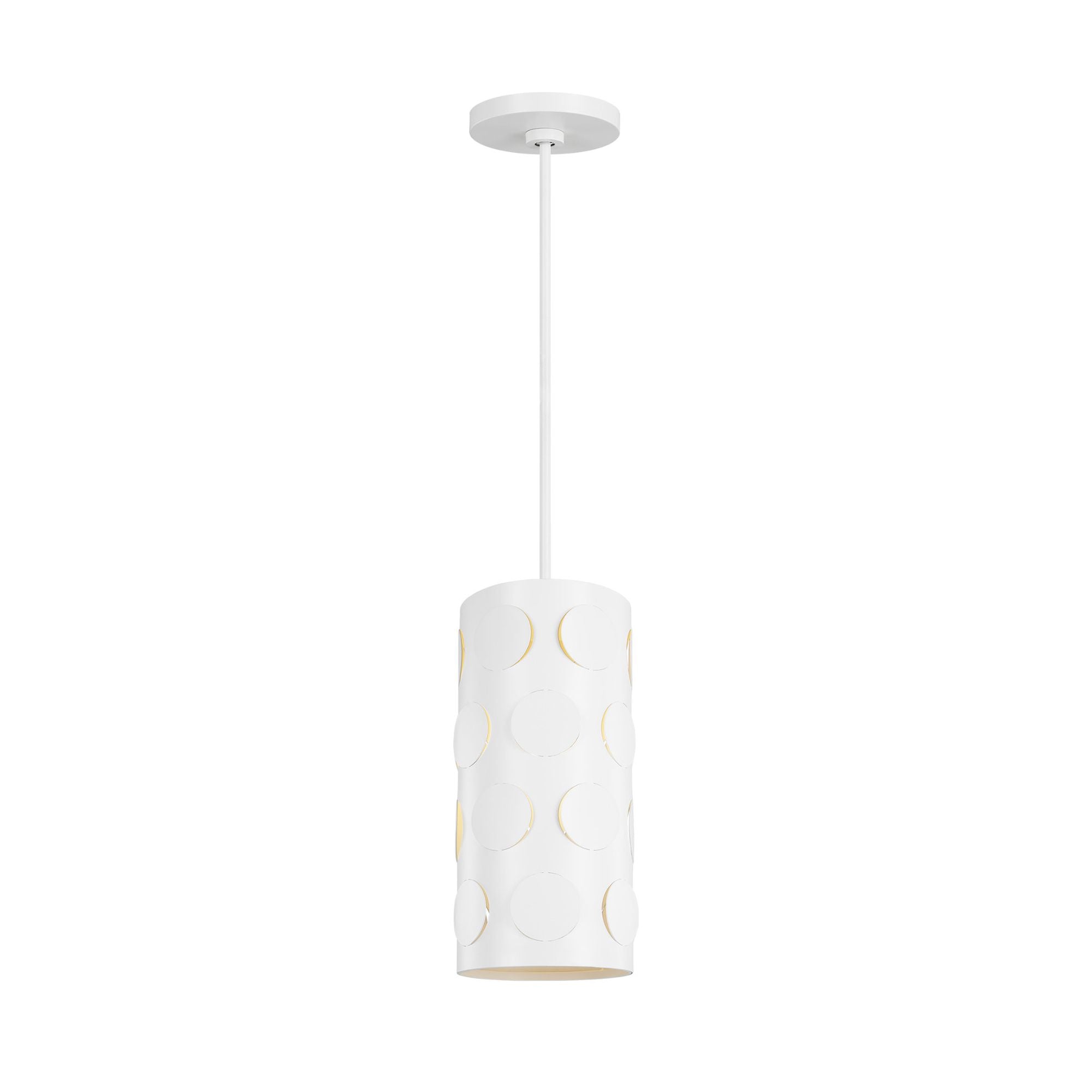 kate spade new york Dottie Small Pendant in Matte White
