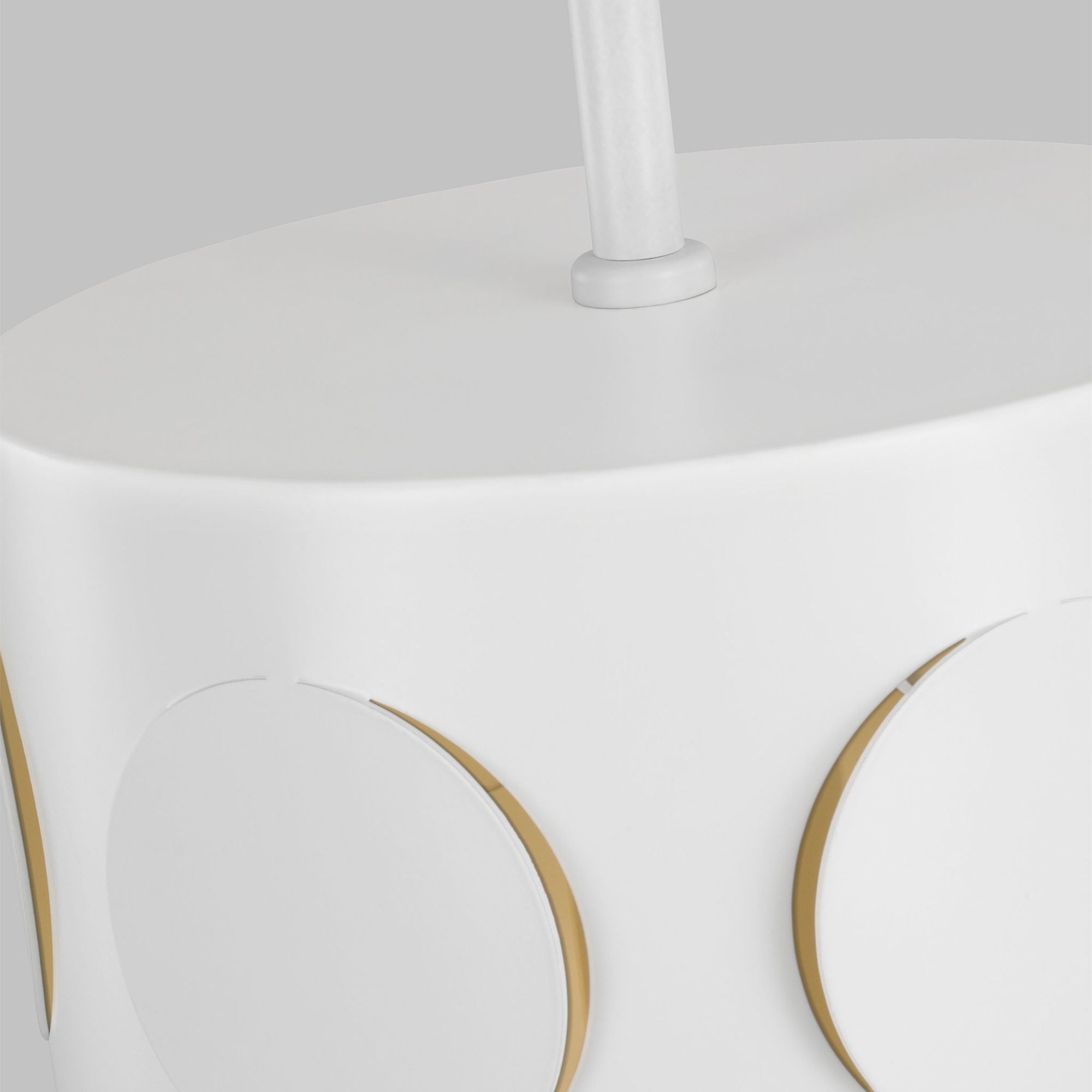 kate spade new york Dottie Small Pendant in Matte White