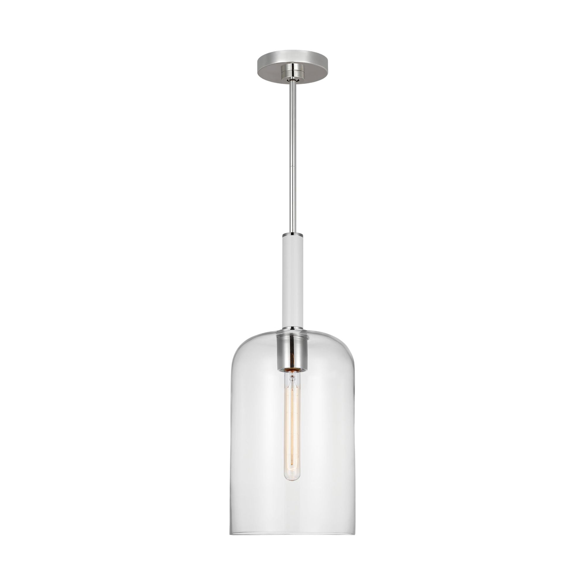 kate spade new york Monroe Cylinder Pendant in Polished Nickel
