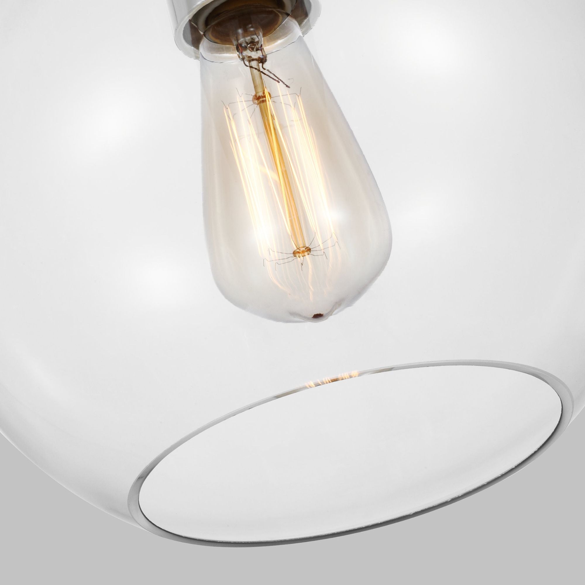 kate spade new york Monroe Round Pendant in Polished Nickel