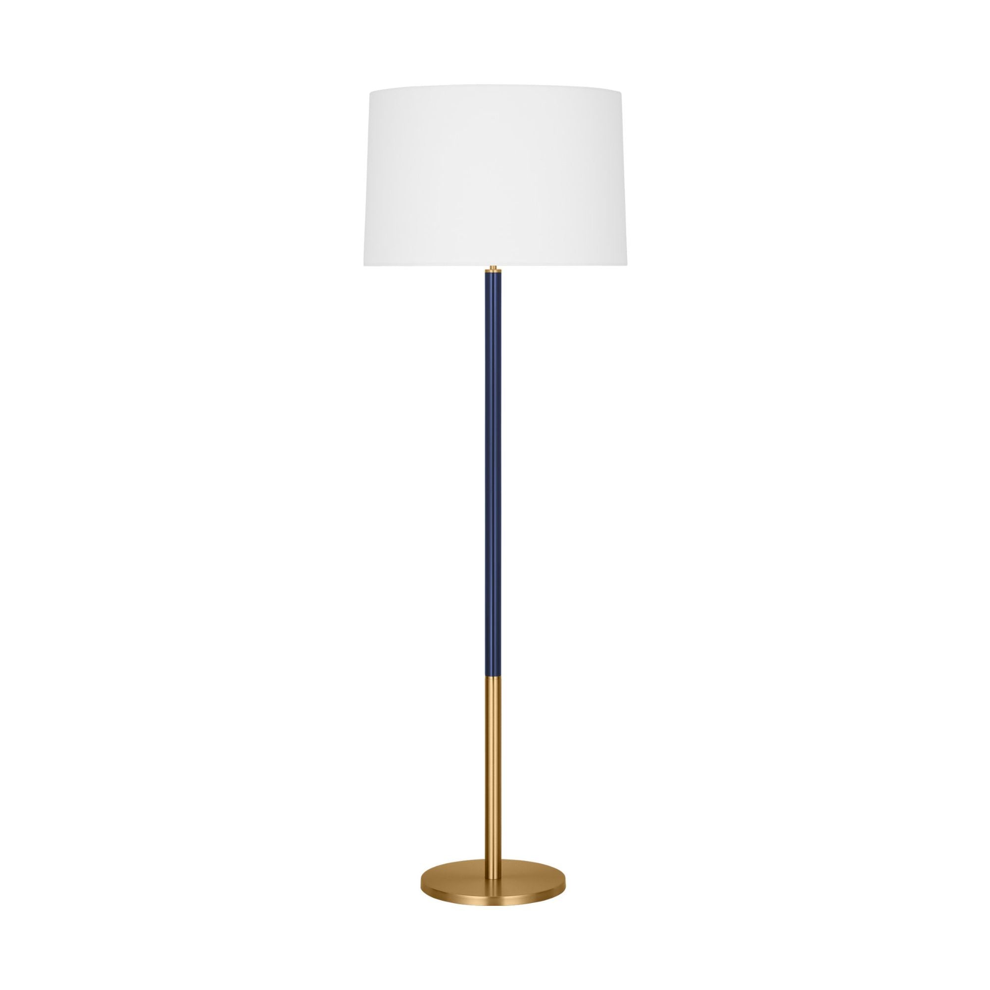 kate spade new york Monroe Large Floor Lamp in Burnished Brass