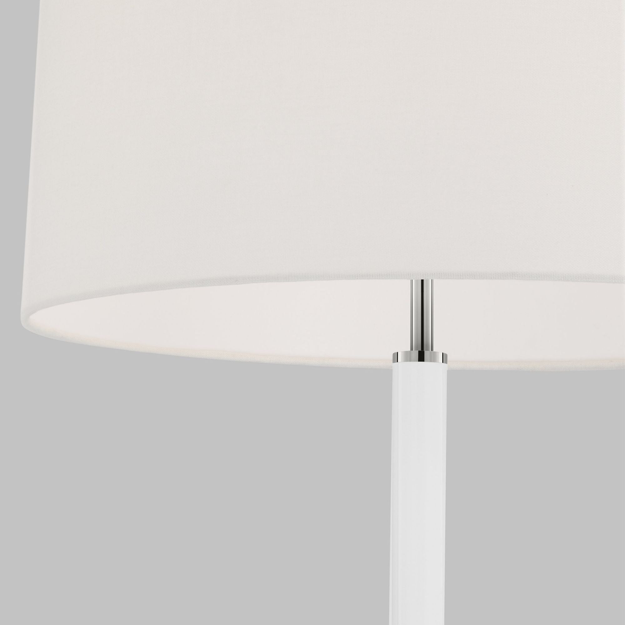 kate spade new york Monroe Large Floor Lamp in Polished Nickel