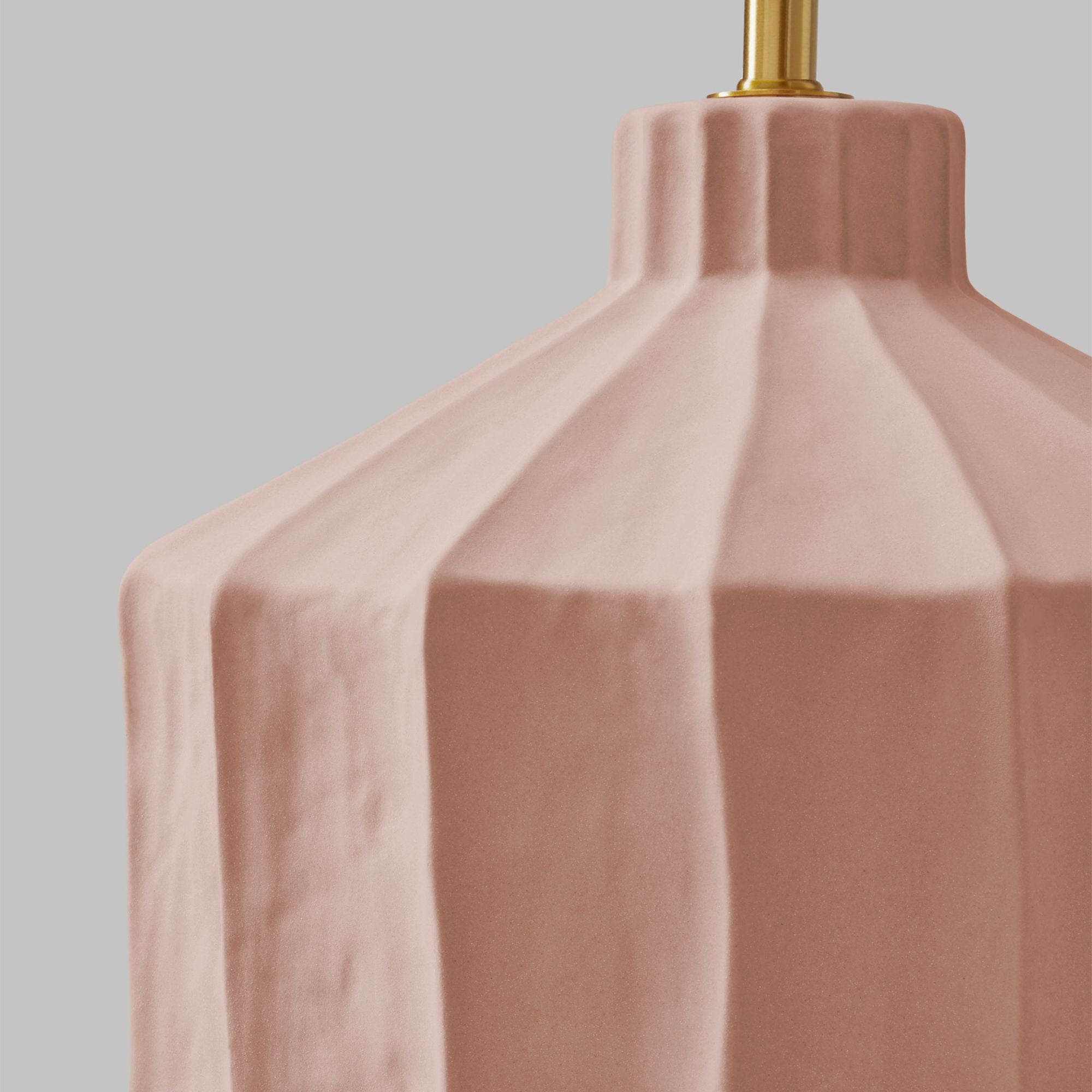 Kelly Wearstler Veneto Medium Table Lamp in Dusty Rose