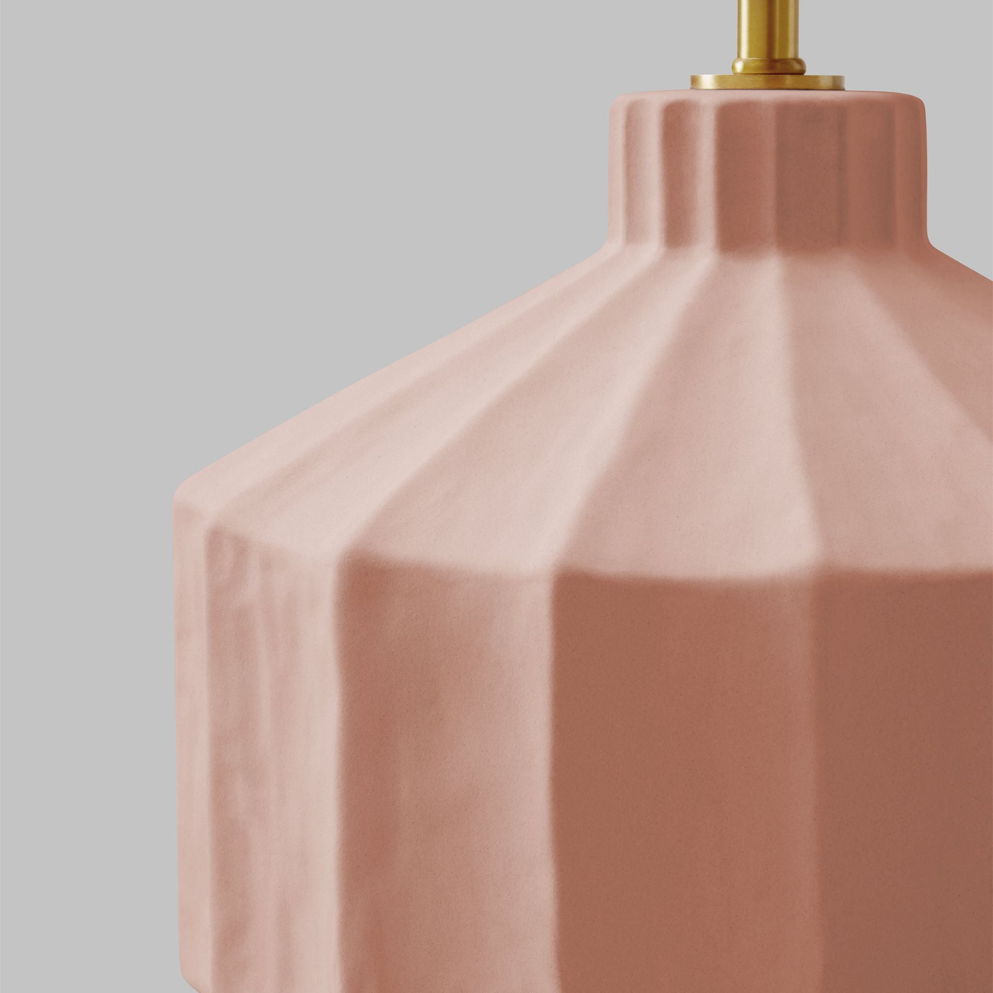 Kelly Wearstler Veneto Small Table Lamp in Dusty Rose