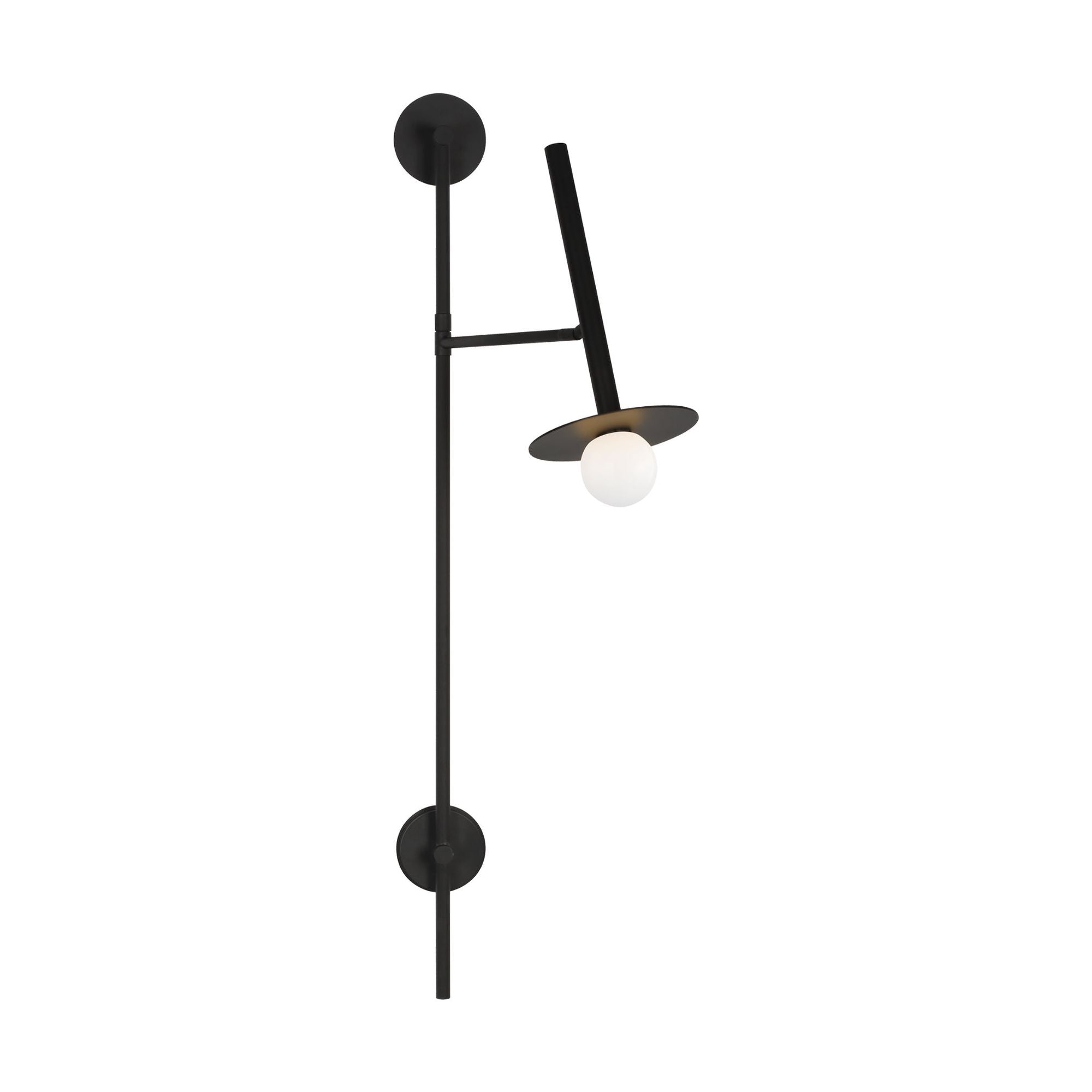 Kelly Wearstler Nodes Large Pivot Sconce in Midnight Black