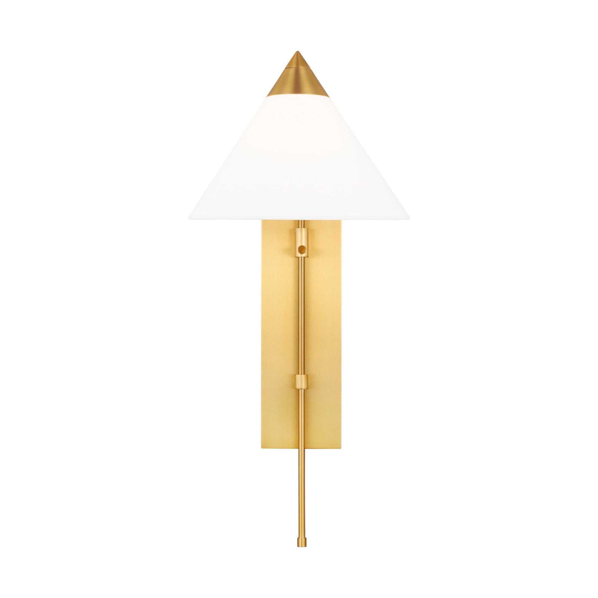Kelly Wearstler Franklin Wall Sconce in Burnished Brass