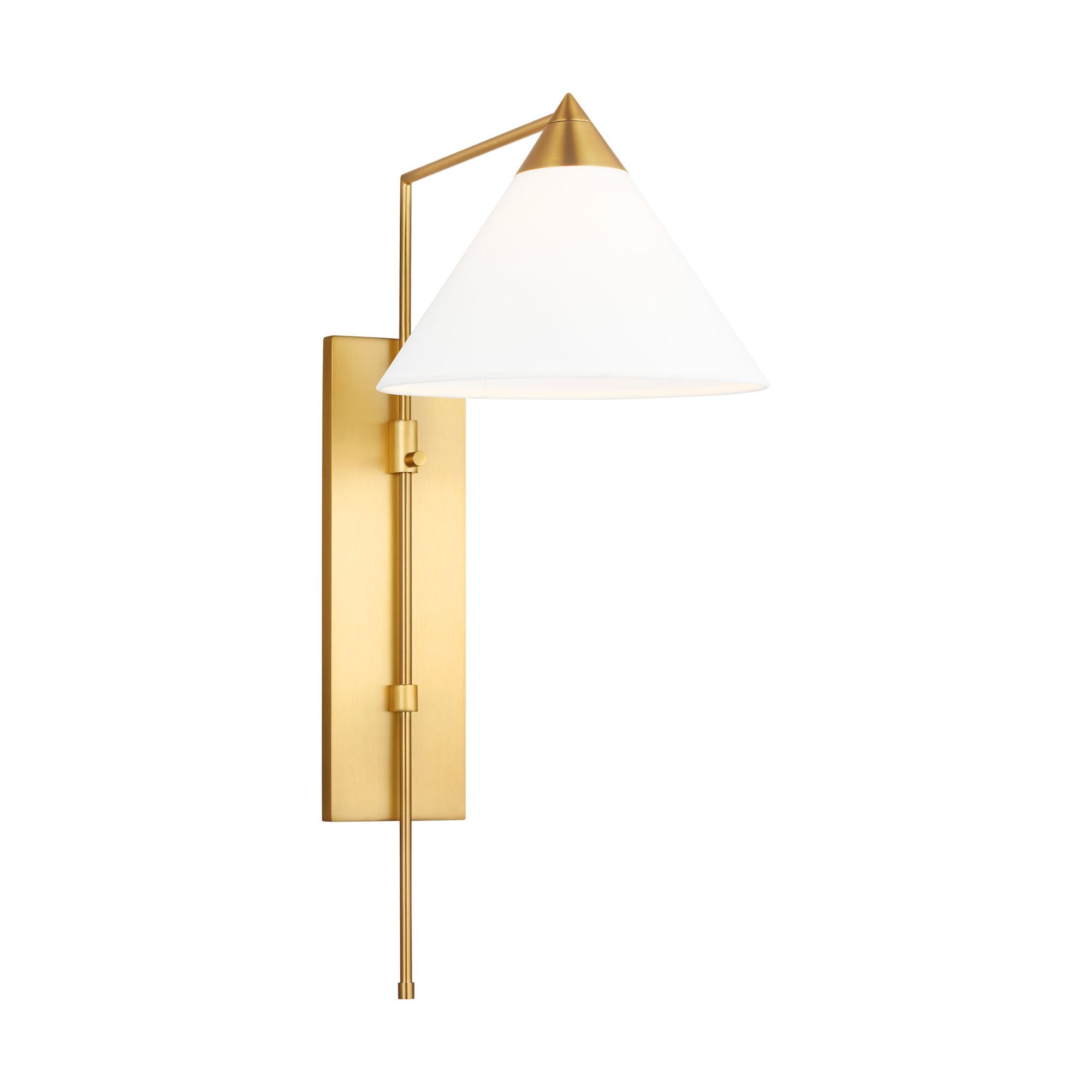 Kelly Wearstler Franklin Wall Sconce in Burnished Brass