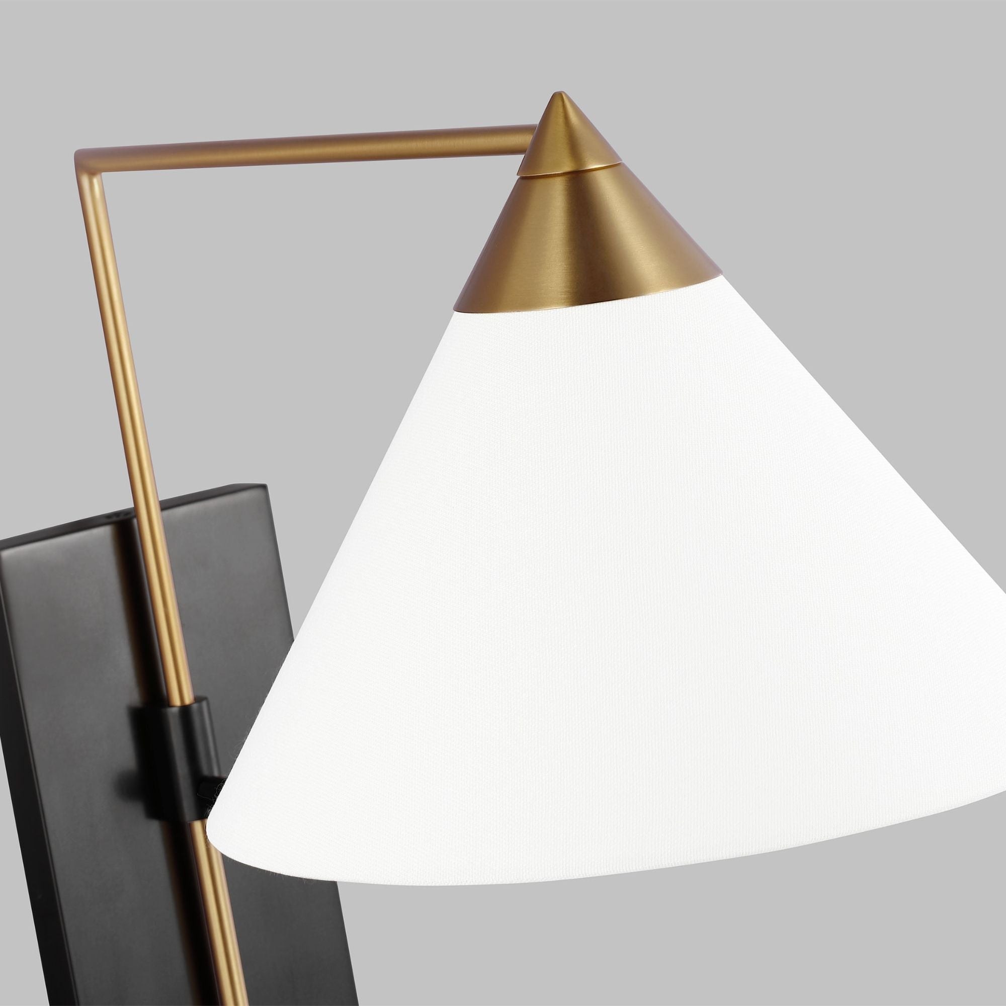 Kelly Wearstler Franklin Wall Sconce in Burnished Brass and Deep Bronze