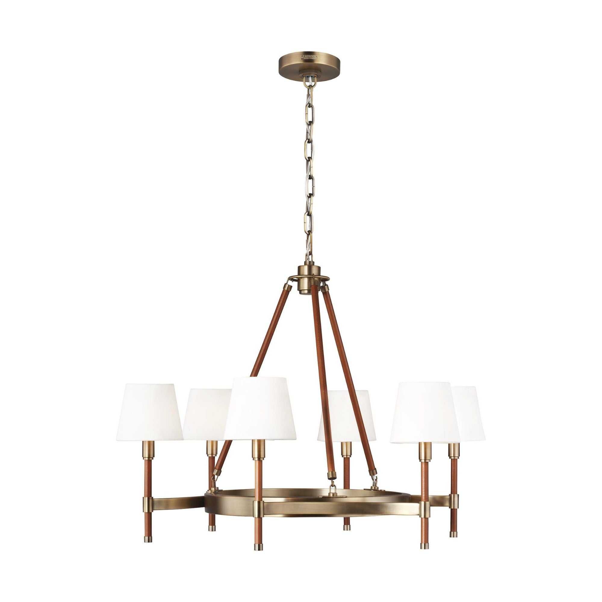 Lauren Ralph Lauren Katie Medium Chandelier in Time Worn Brass
