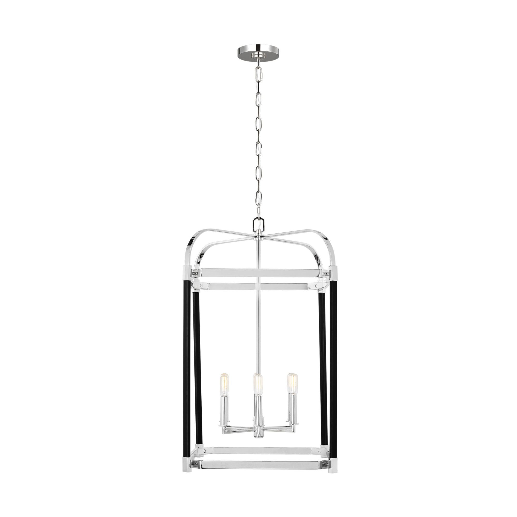 Lauren Ralph Lauren Hadley Large Lantern in Polished Nickel