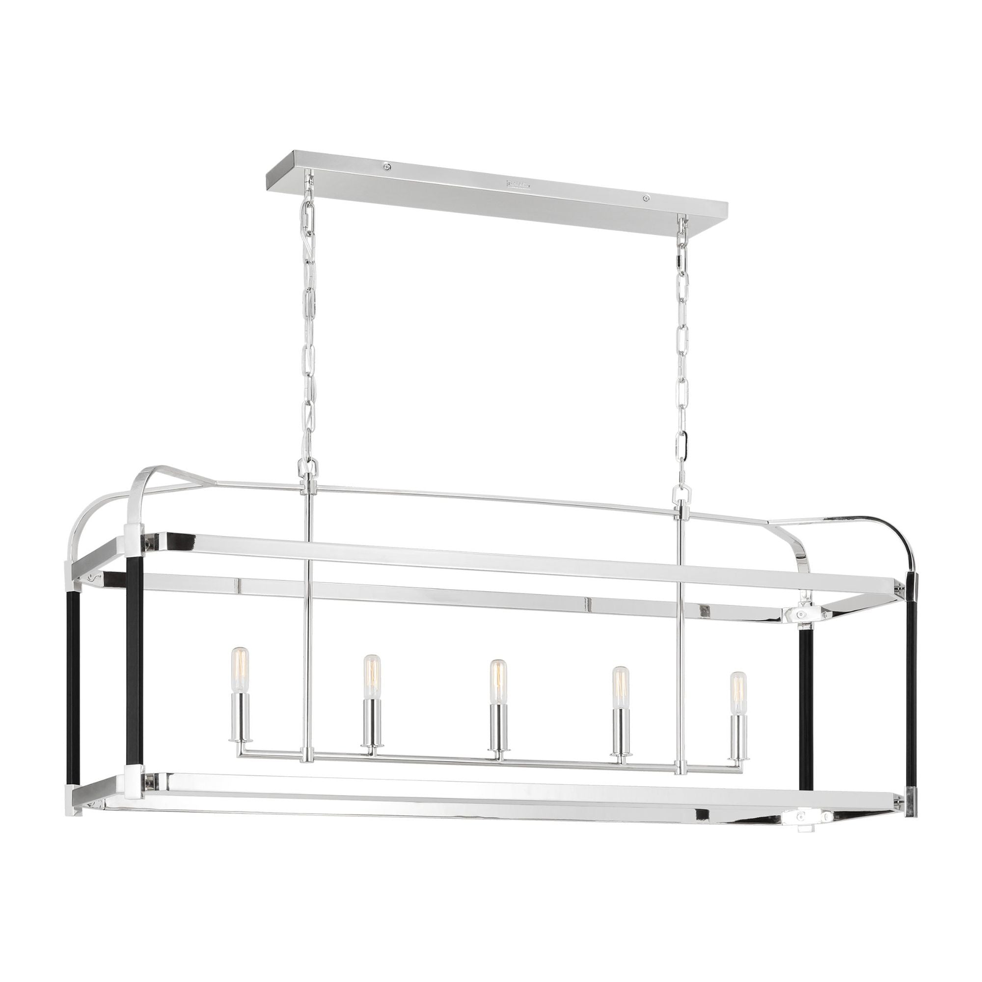 Lauren Ralph Lauren Hadley Linear Chandelier in Polished Nickel
