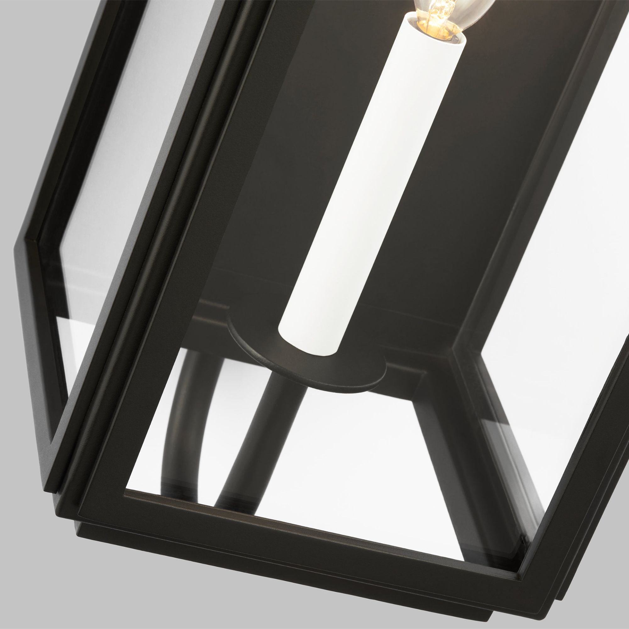 Lauren Ralph Lauren Edgar Medium Wall Lantern in Textured Black