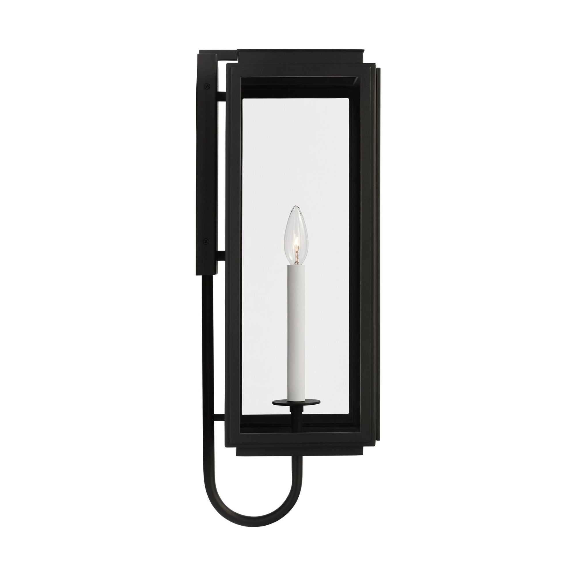 Lauren Ralph Lauren Edgar Large Wall Lantern in Textured Black