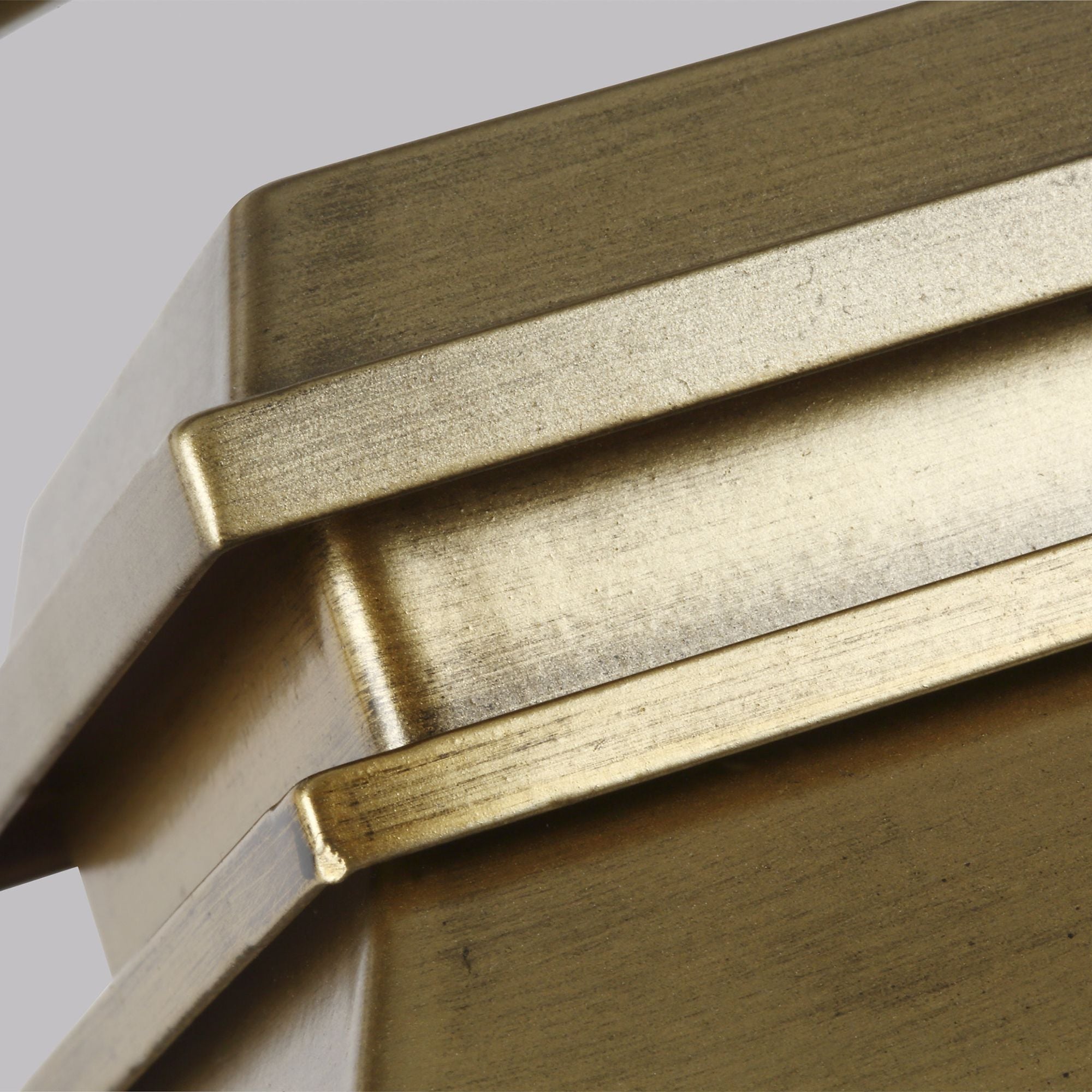 Sean Lavin Wellsworth Medium Lantern in Painted Distressed Brass