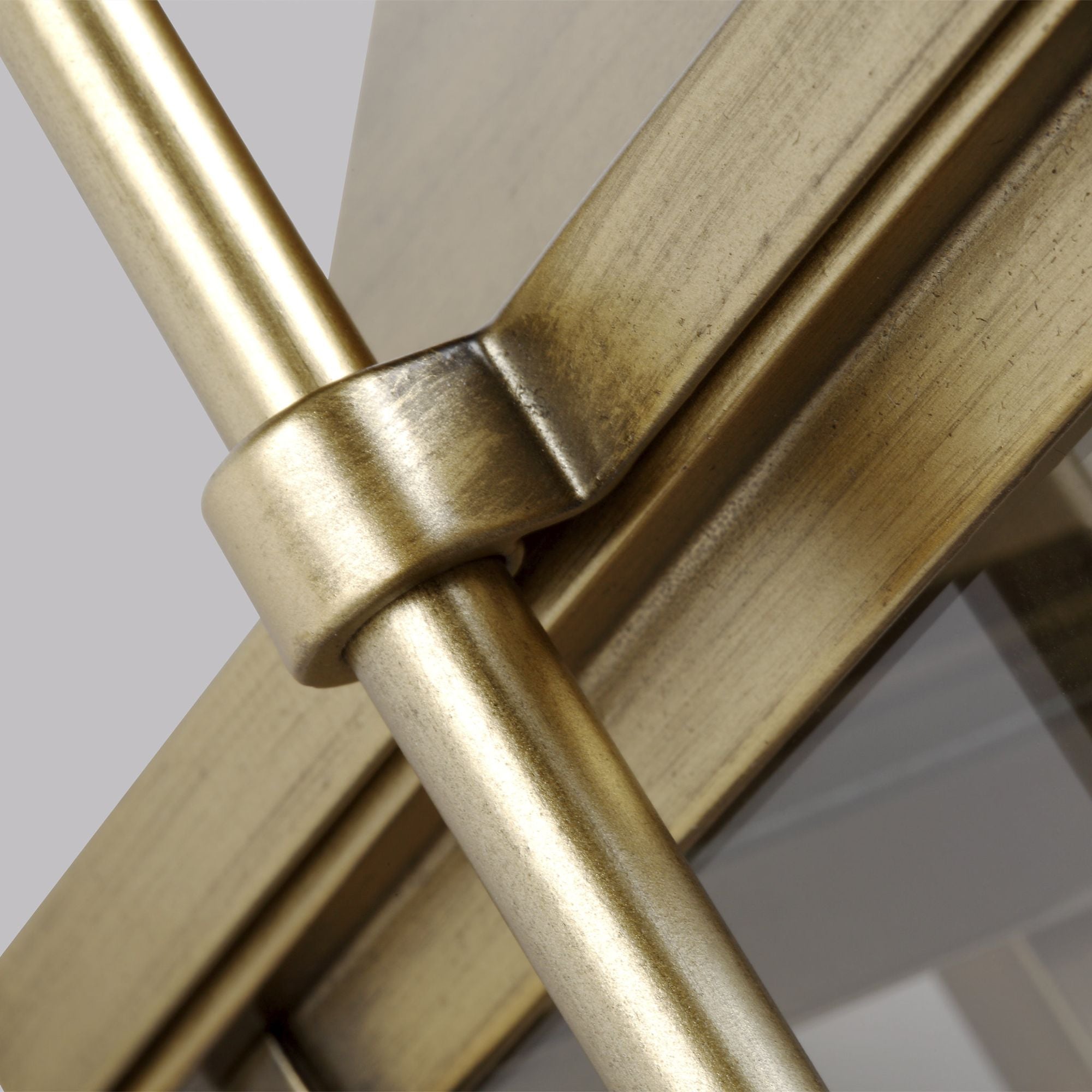 Sean Lavin Wellsworth Large Lantern in Painted Distressed Brass