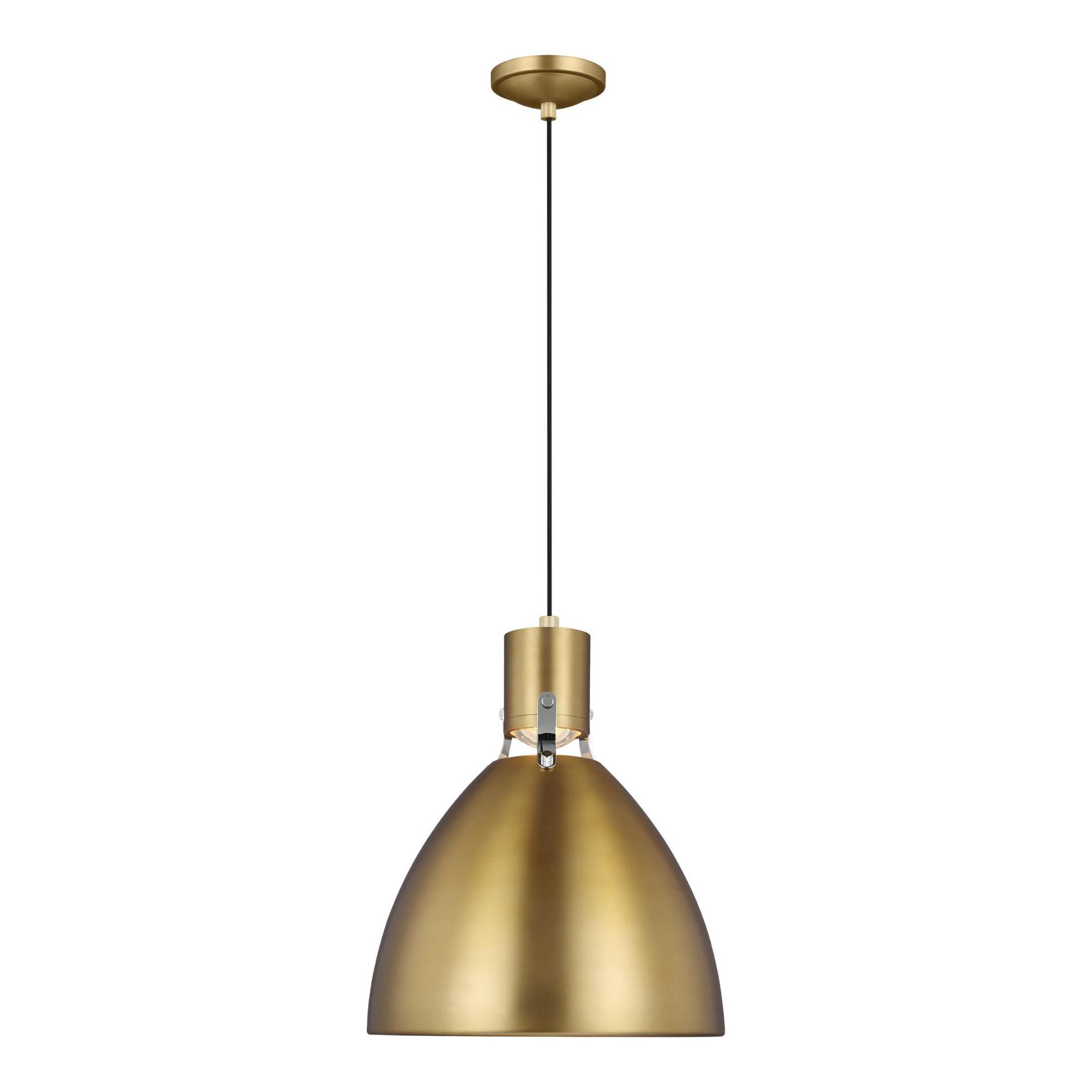 Sean Lavin Brynne Small LED Pendant in Burnished Brass