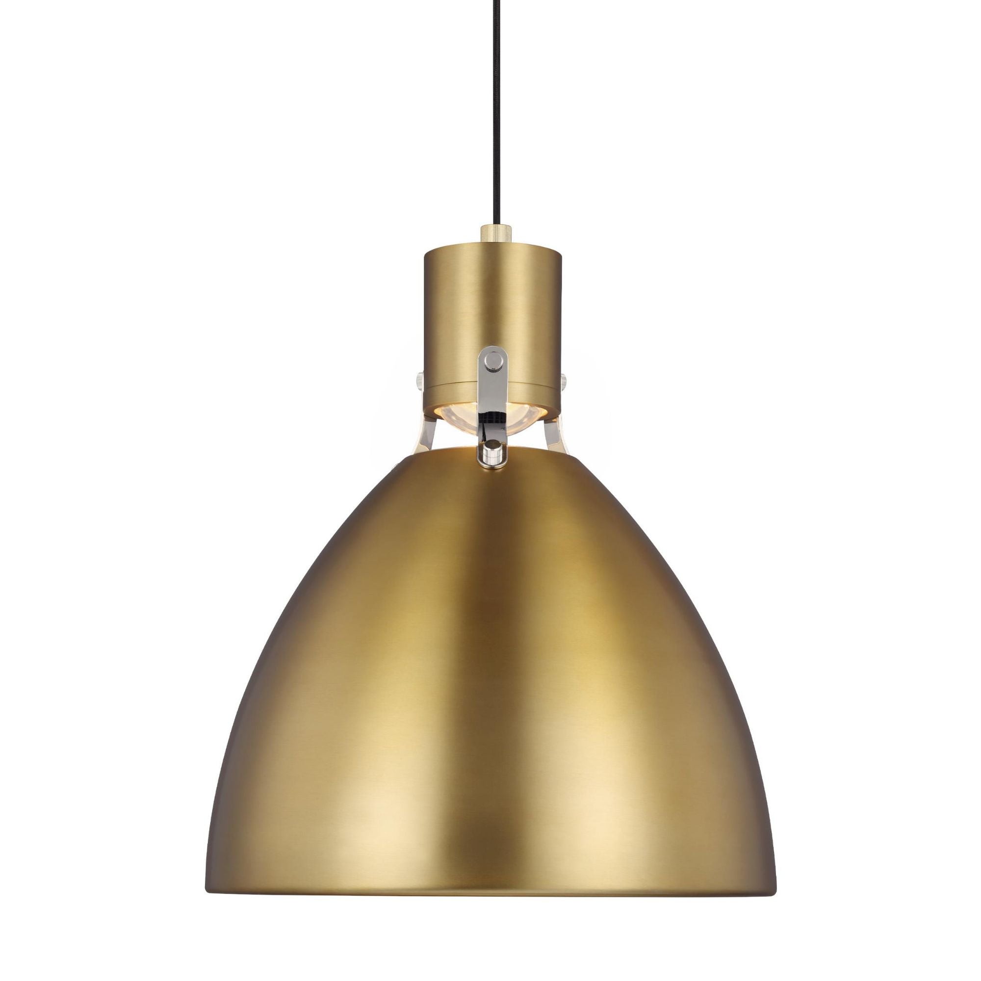 Sean Lavin Brynne Small LED Pendant in Burnished Brass