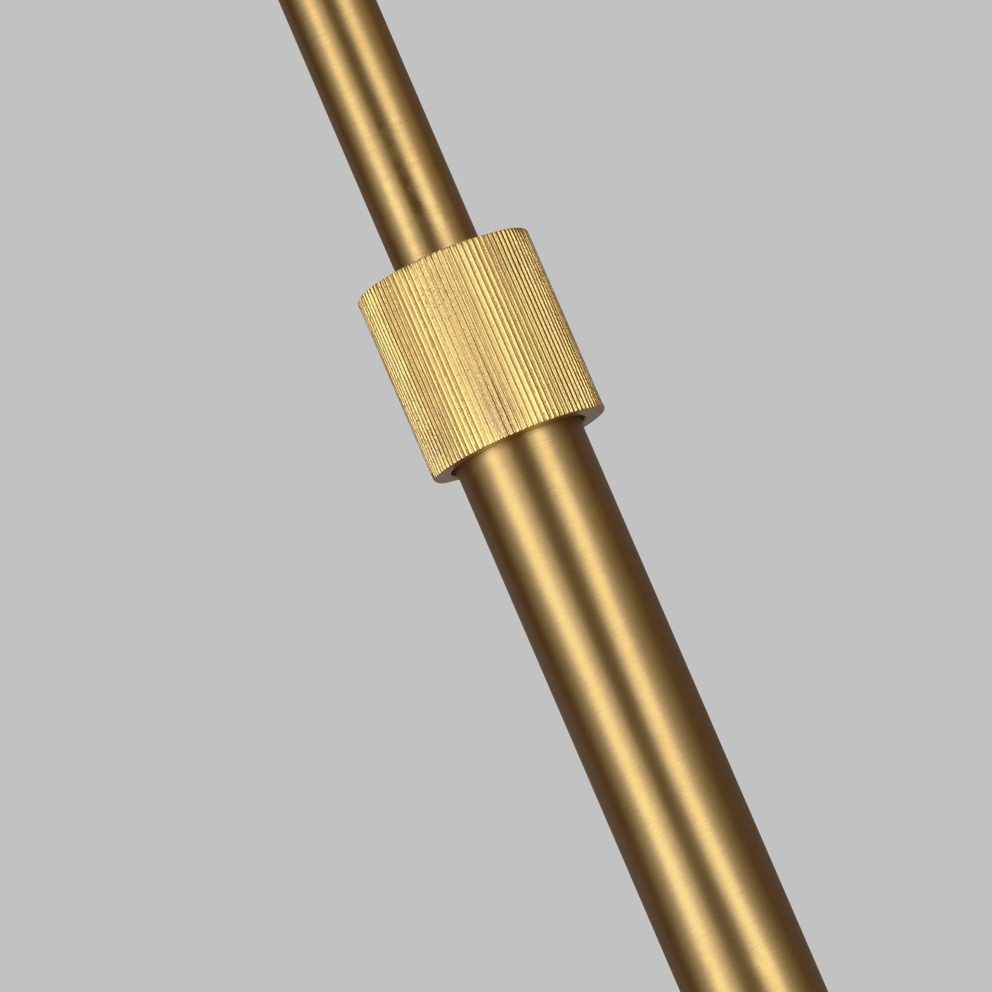 Thomas O'Brien Signoret Task Floor Lamp in Burnished Brass