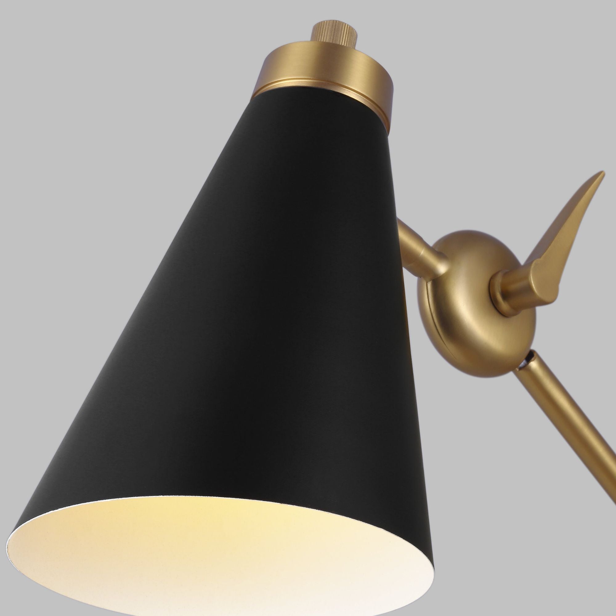 Thomas O'Brien Signoret Library Sconce in Burnished Brass