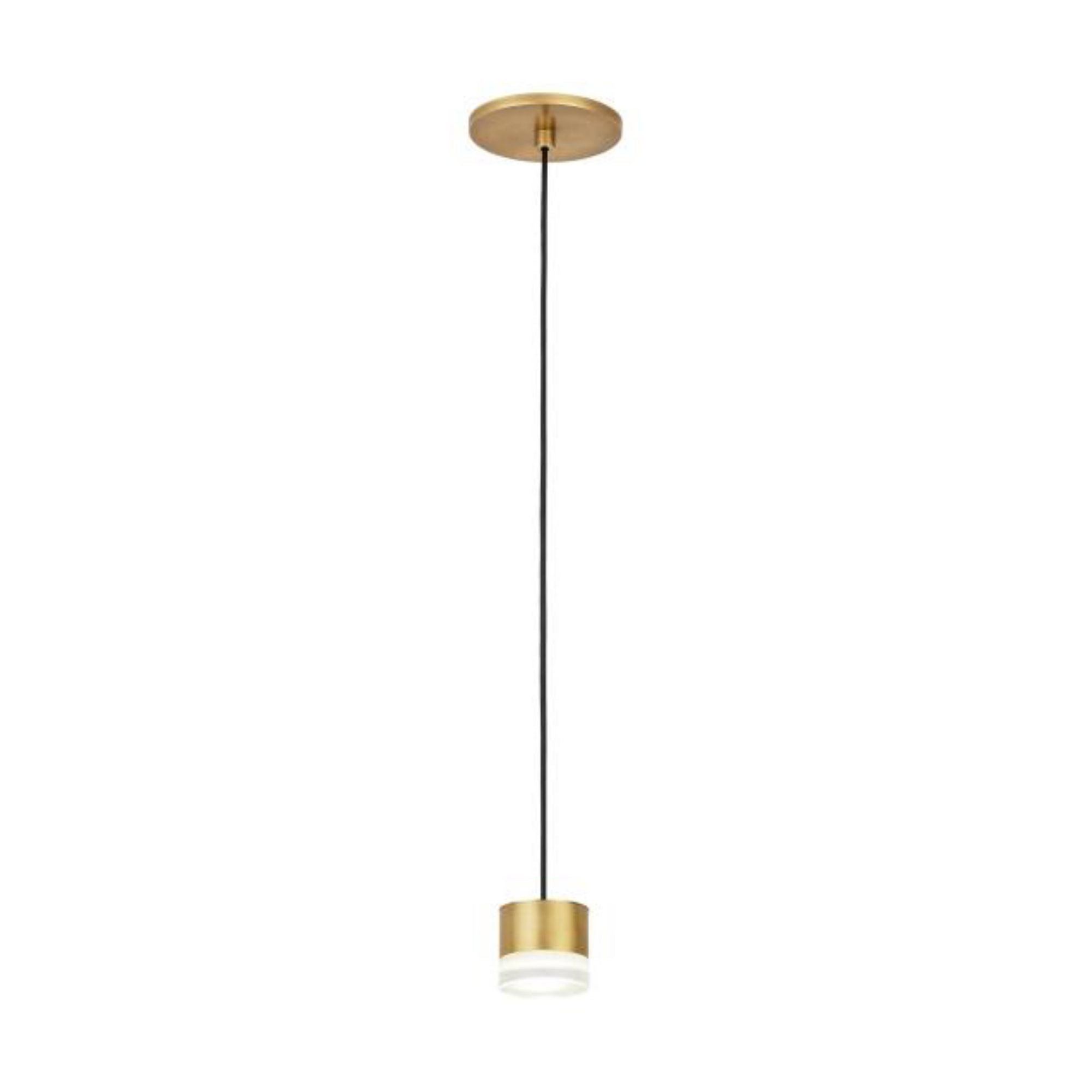 Gable 1 Light Pendant ESSENCE 1-Light LED 3000K Natural Brass by Sean Lavin