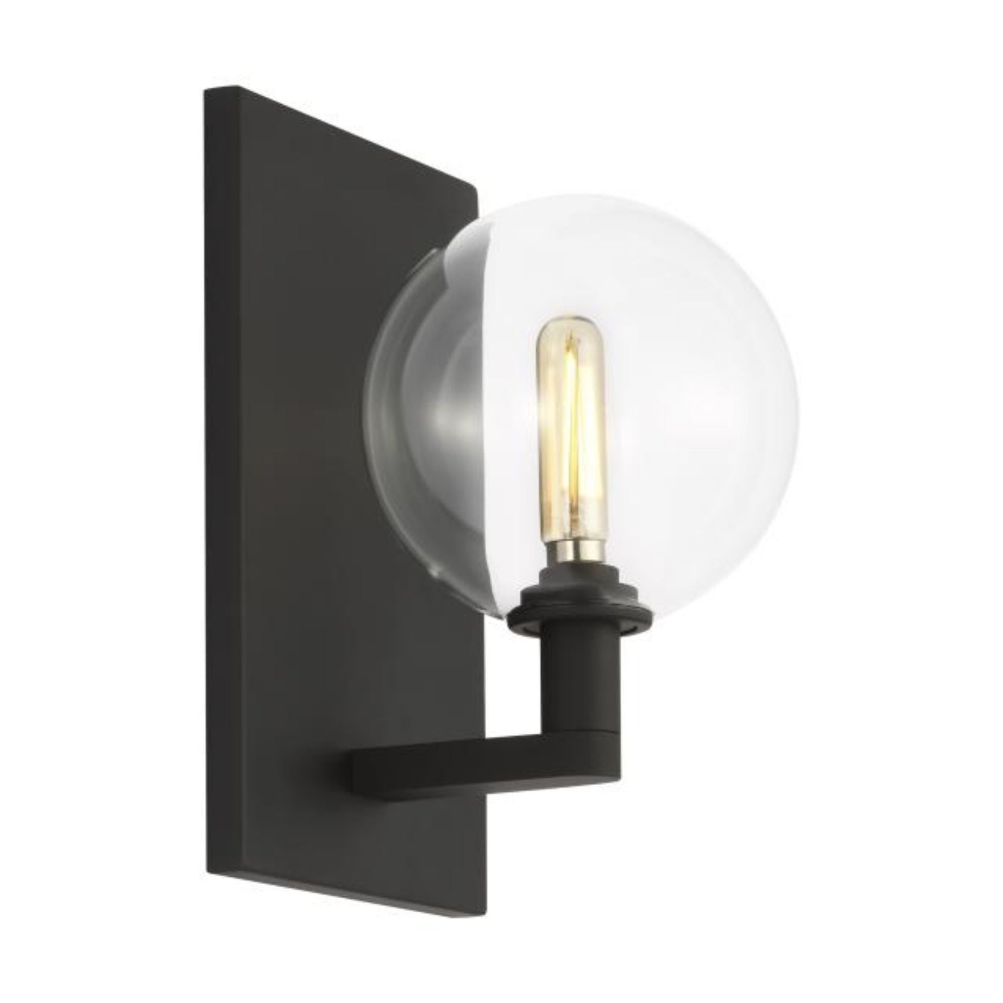 Gambit Single Wall Wall Collection 1-Light Nightshade Black by Sean Lavin