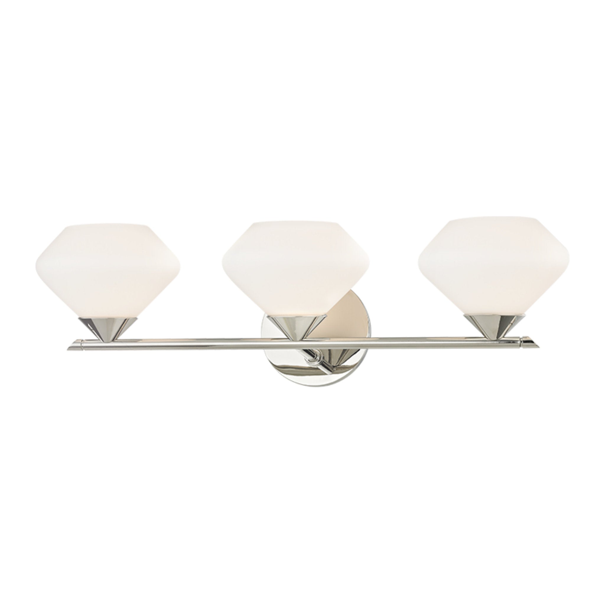 Valerie 3-Light Bath and Vanity in Polished Nickel 21.75L x 21.75W x 6H