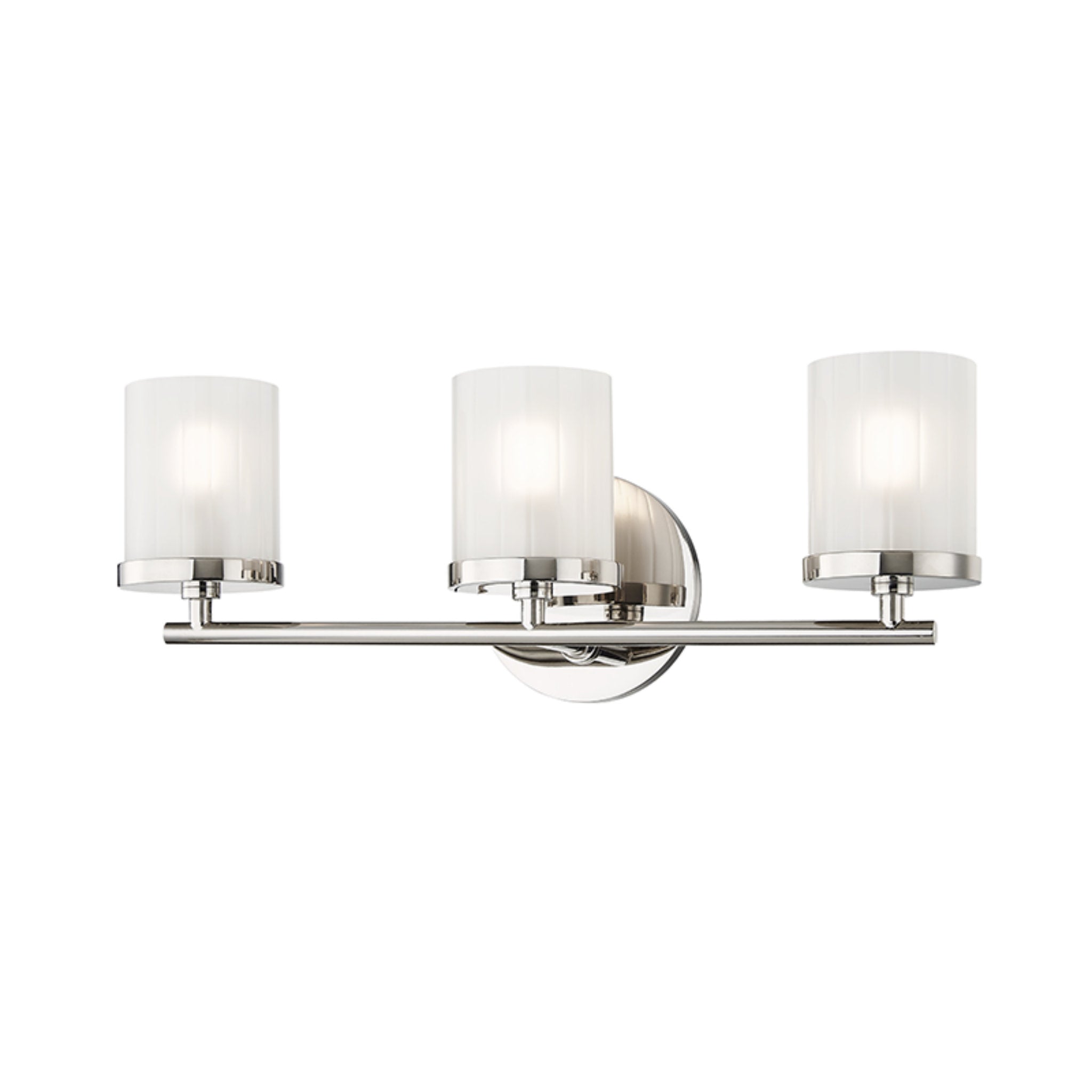 Ryan 3-Light Bath and Vanity in Polished Nickel 17.5L x 17.5W x 6.25H