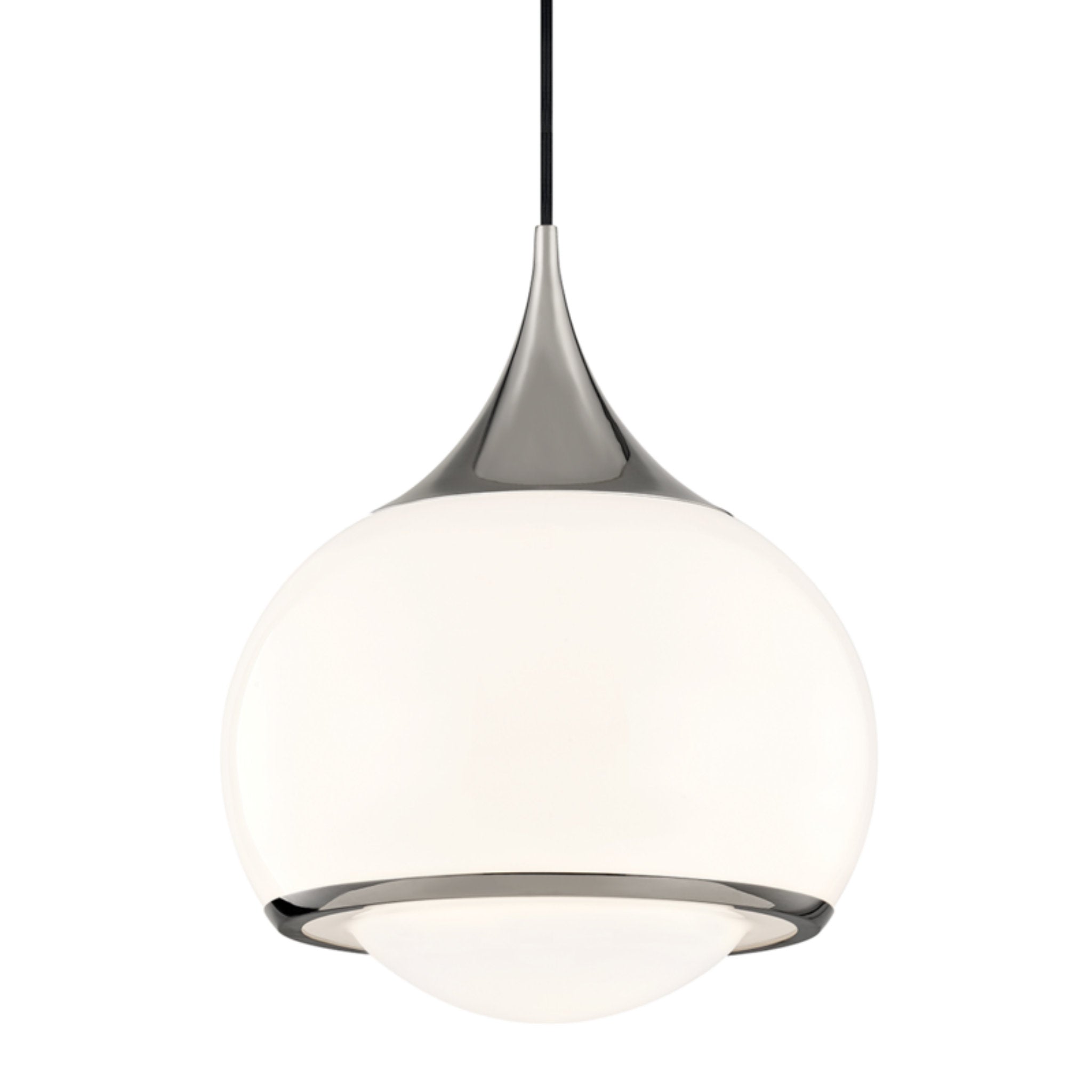 Reese 1-Light Pendant in Polished Nickel 5.5L x 14W x 17.25H